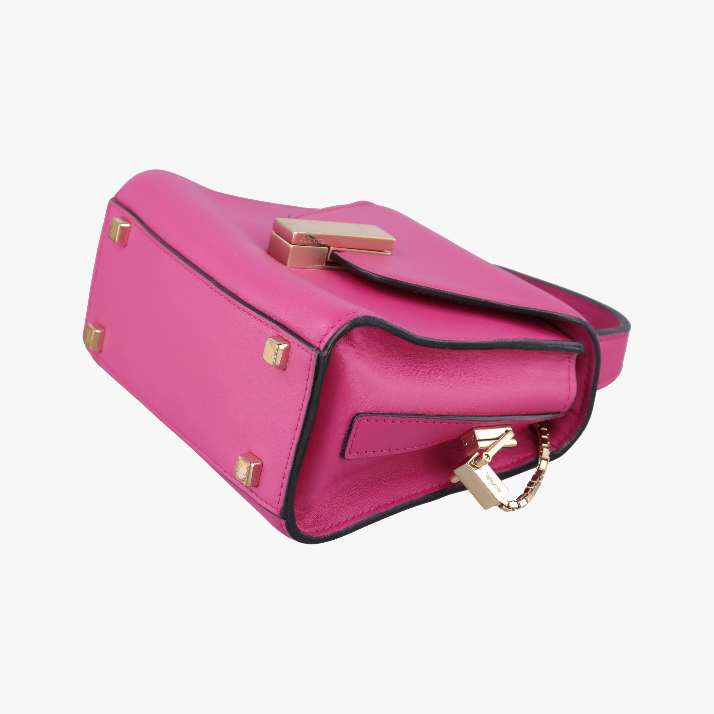 Pre-owned Valextra Iside Rose Leather  shoulderbag | stylenewstar