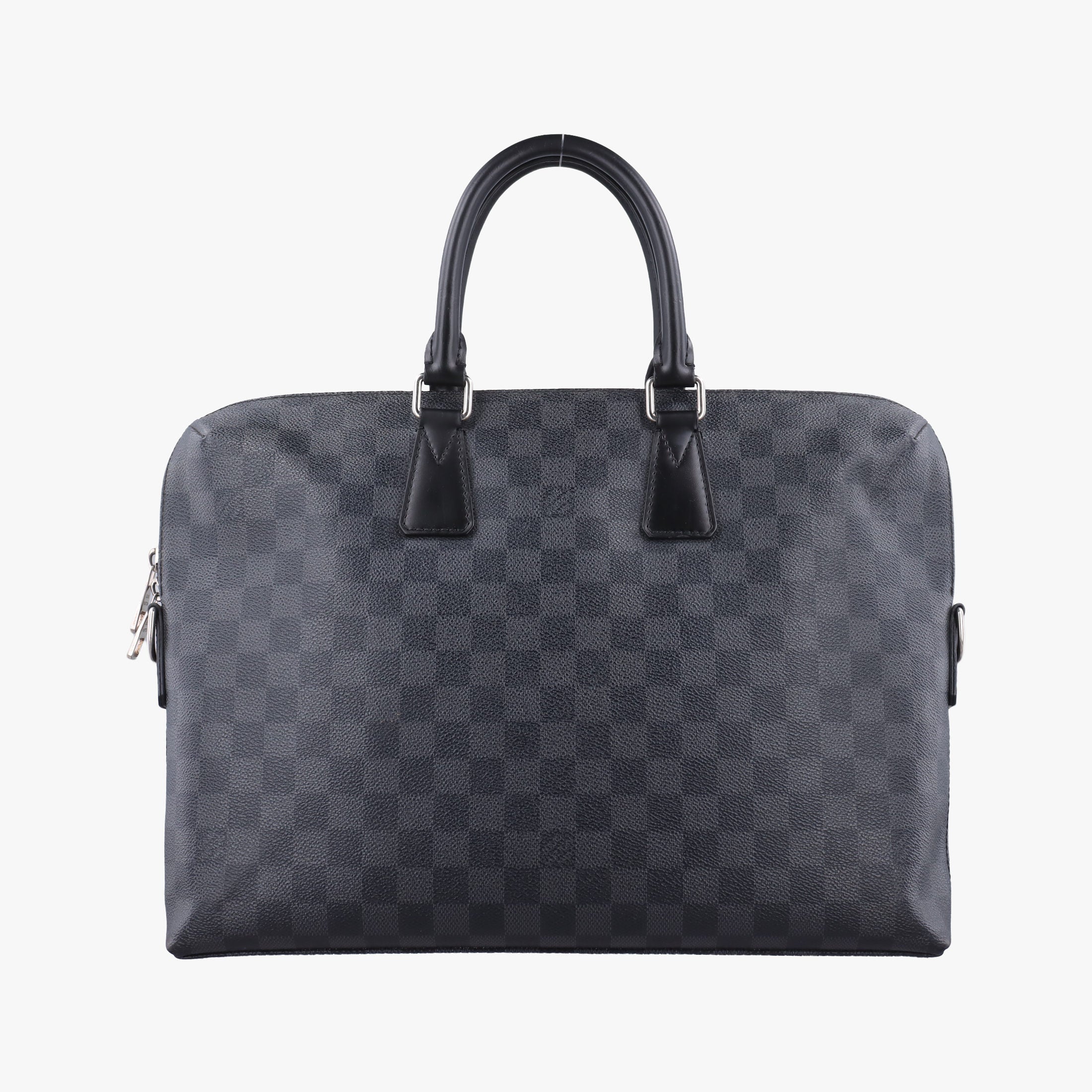 Secondhand Louis Vuitton Porte Documents Jour Noir Damier Graphite N48224 handbag | stylenewstar