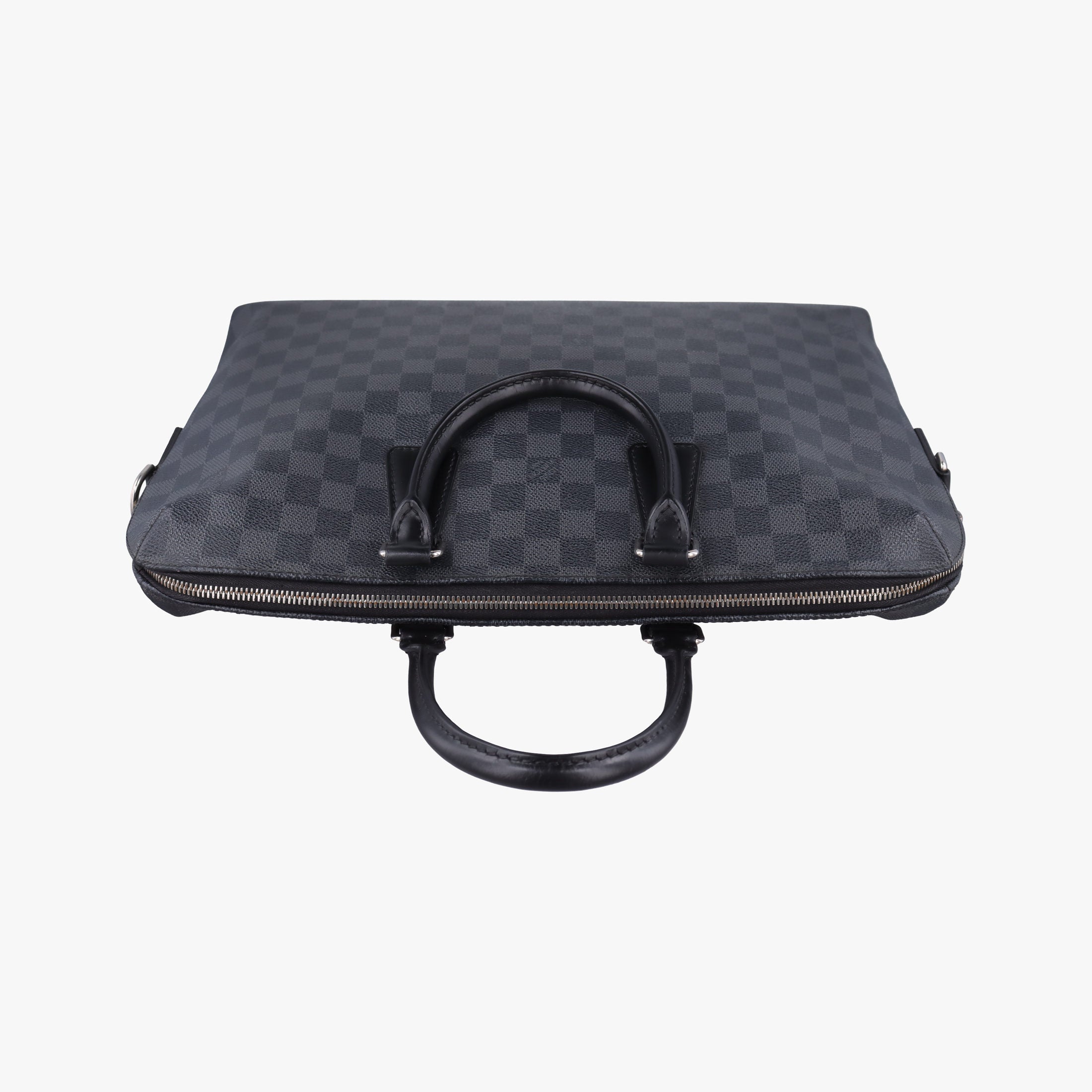 Secondhand Louis Vuitton Porte Documents Jour Noir Damier Graphite N48224 handbag | stylenewstar