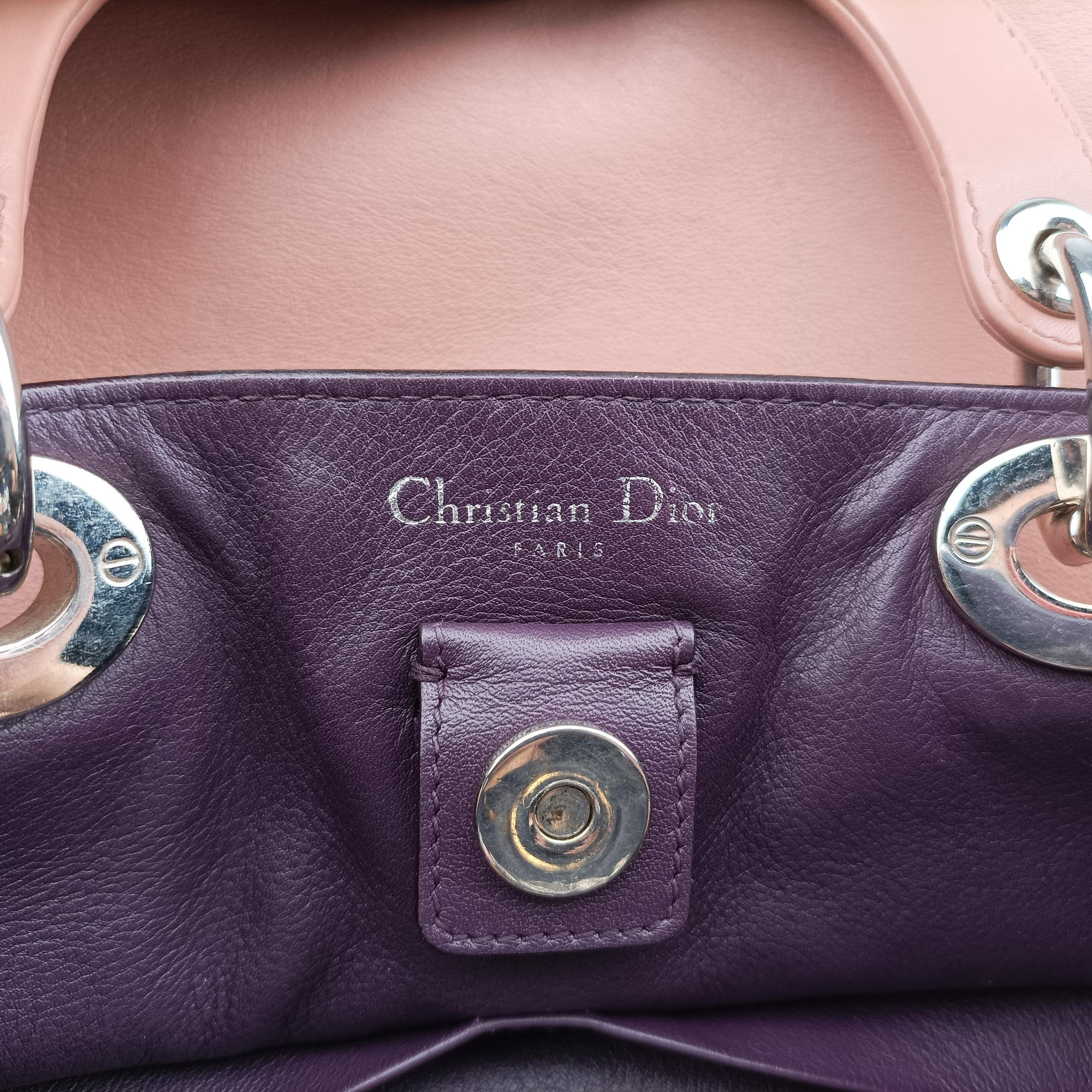 Vintage Christian Dior Diorissimo Brown Leather  shoulderbag | stylenewstar