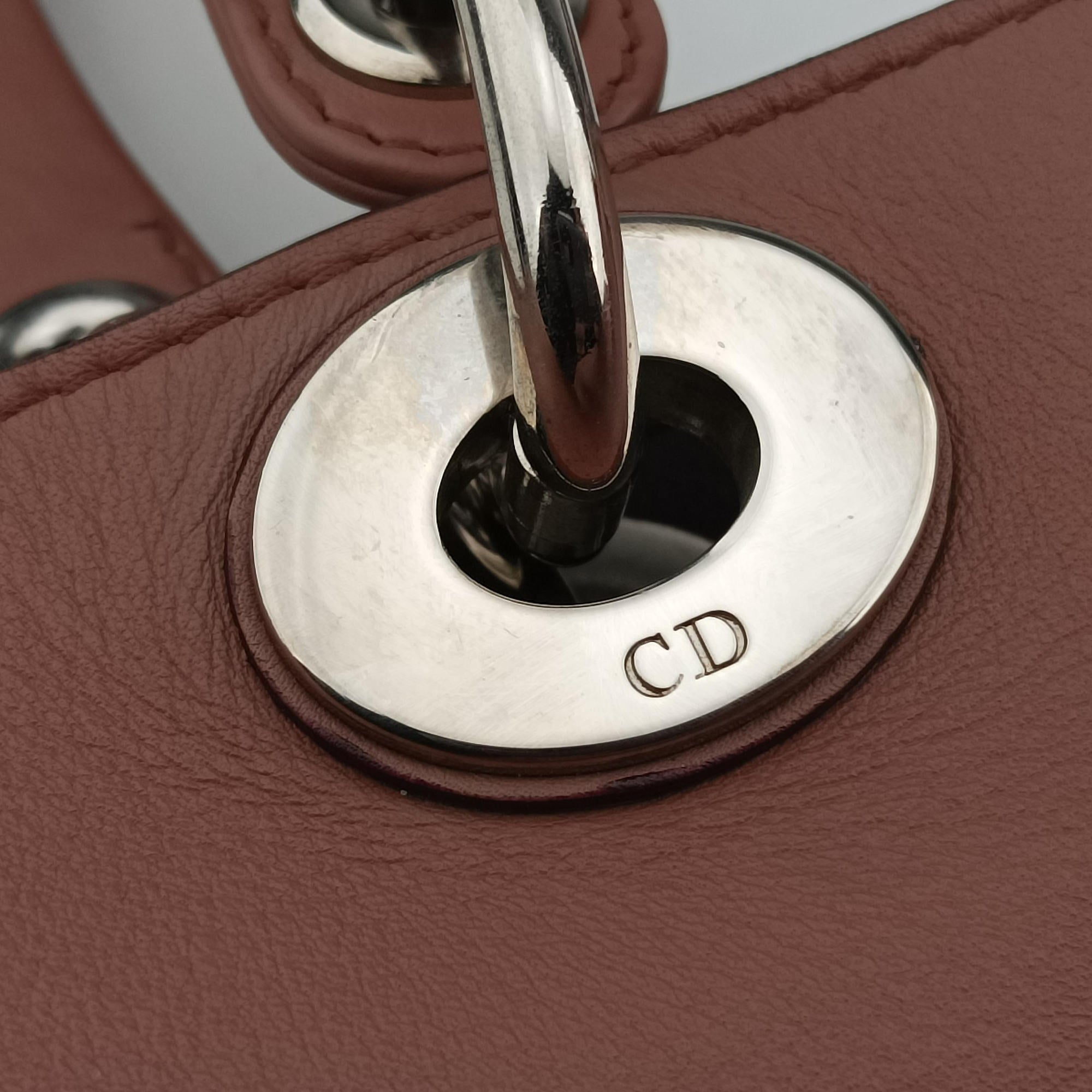Vintage Christian Dior Diorissimo Brown Leather  shoulderbag | stylenewstar