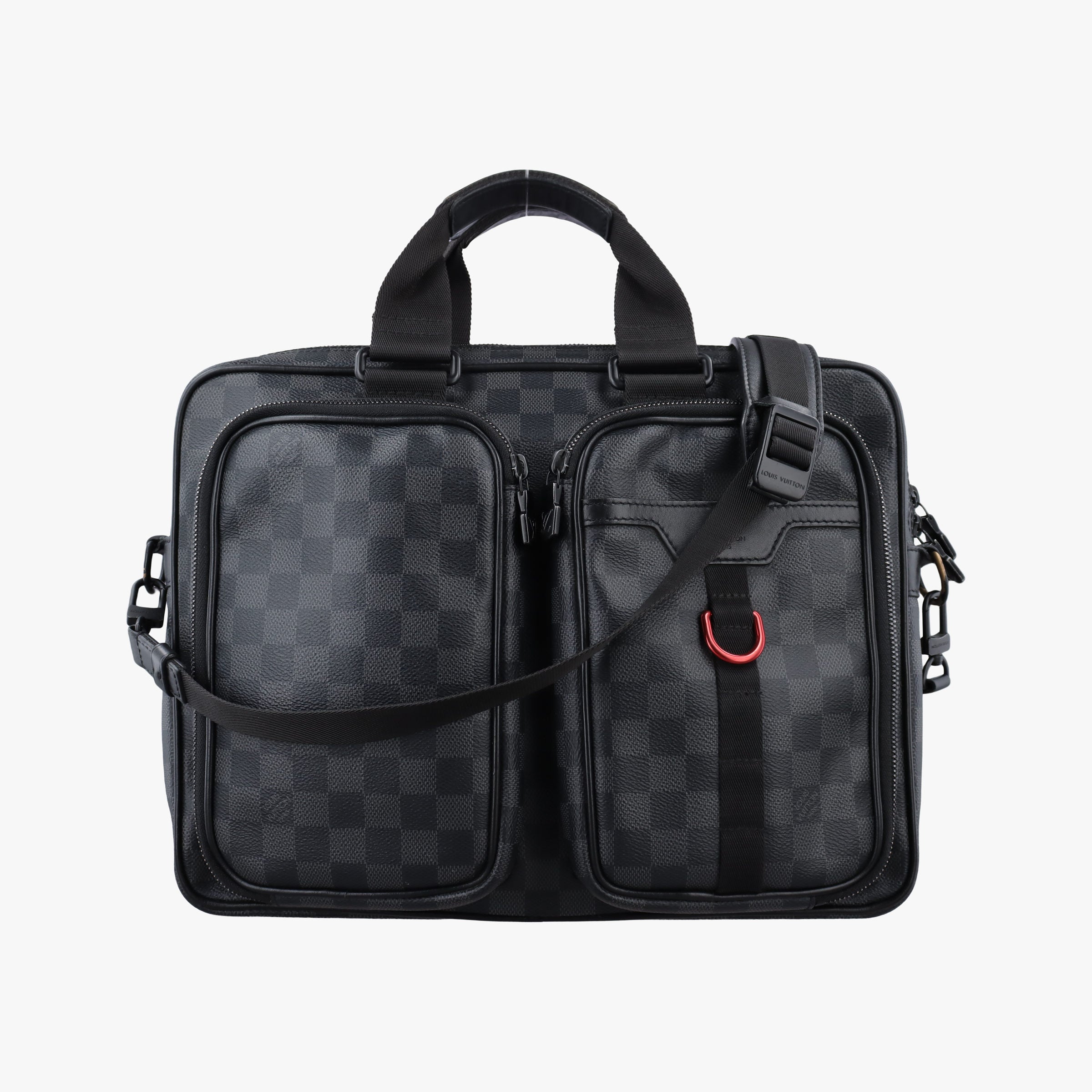 Secondhand Louis Vuitton Utility Business Black Damier Graphite N40278 shoulderbag | stylenewstar