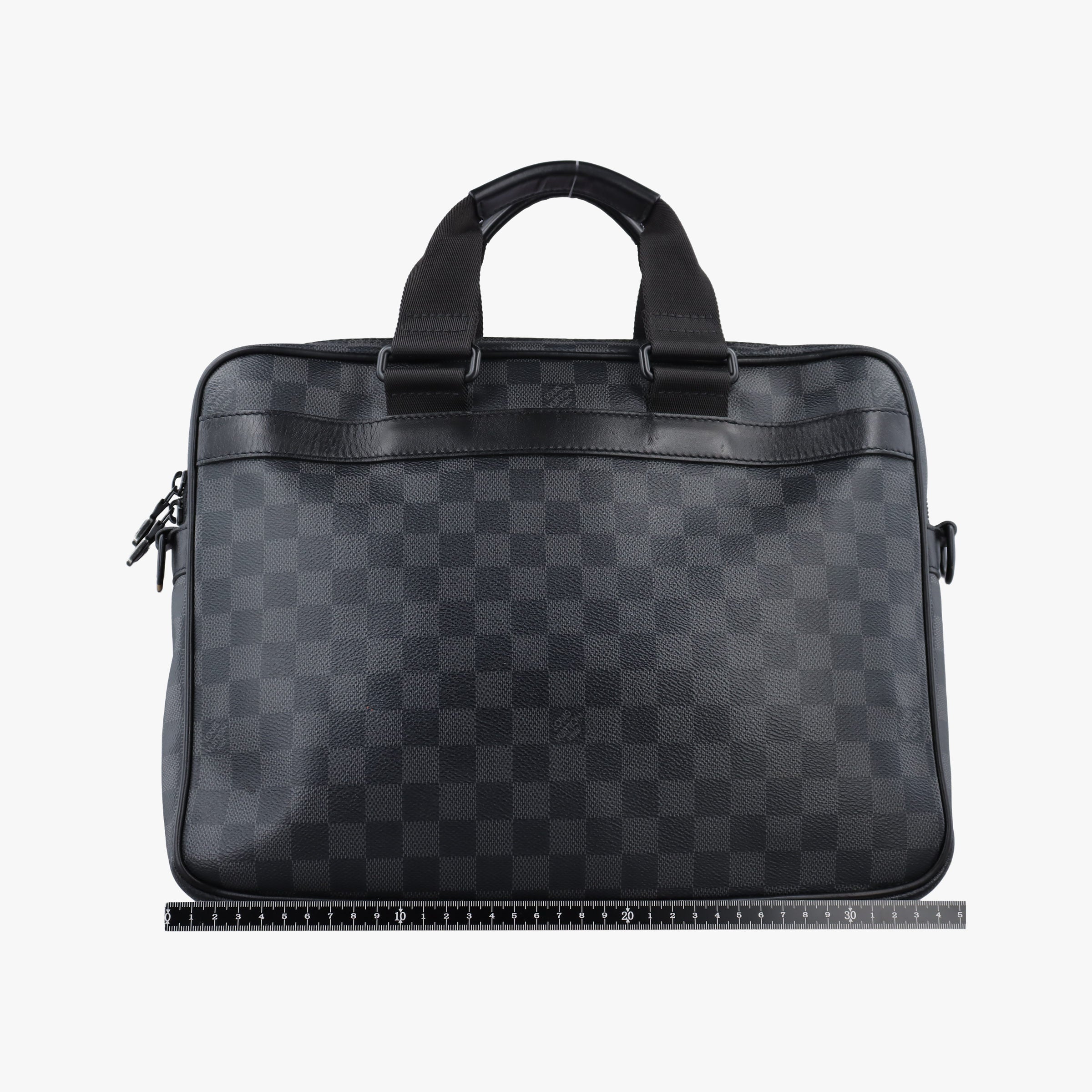 Secondhand Louis Vuitton Utility Business Black Damier Graphite N40278 shoulderbag | stylenewstar