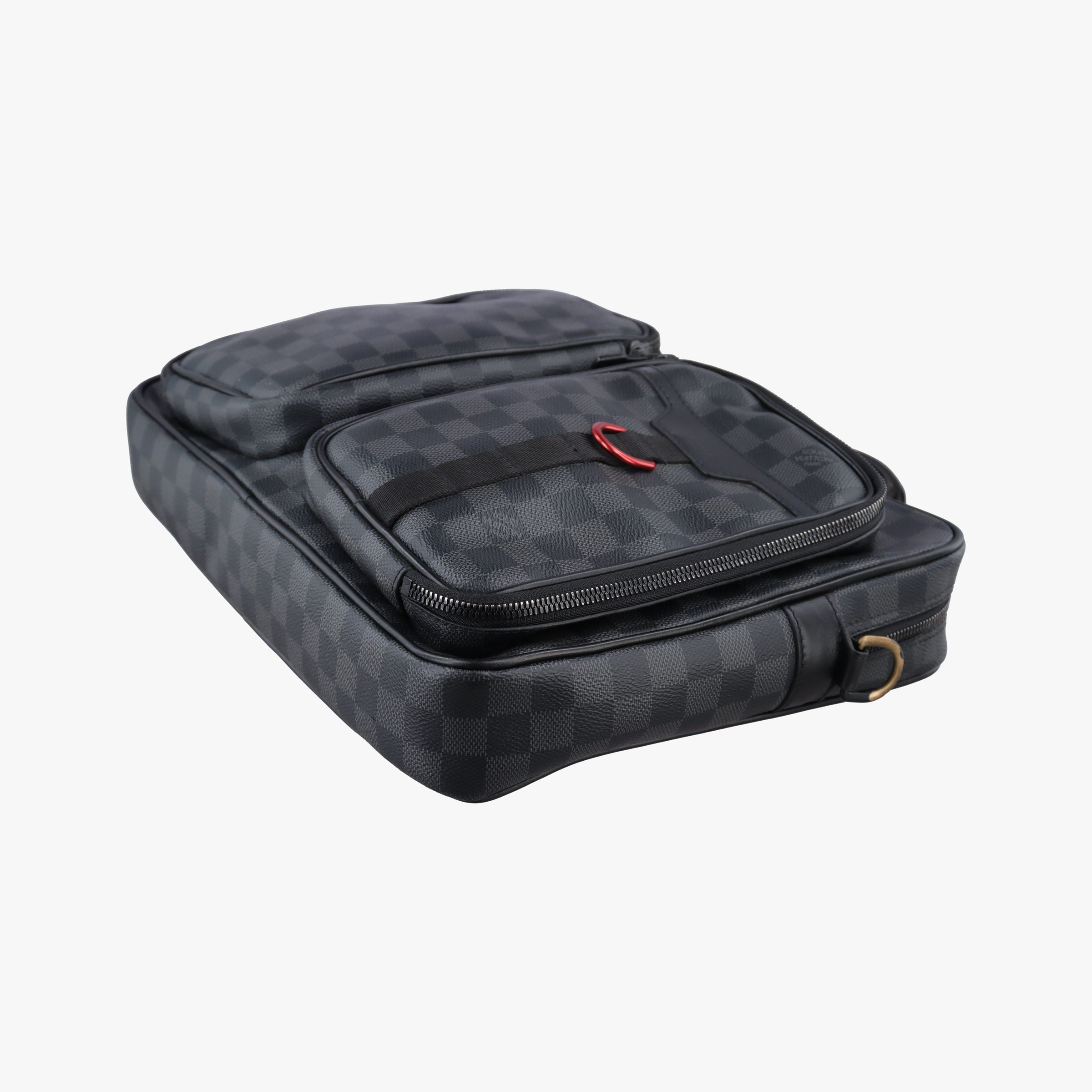 Secondhand Louis Vuitton Utility Business Black Damier Graphite N40278 shoulderbag | stylenewstar
