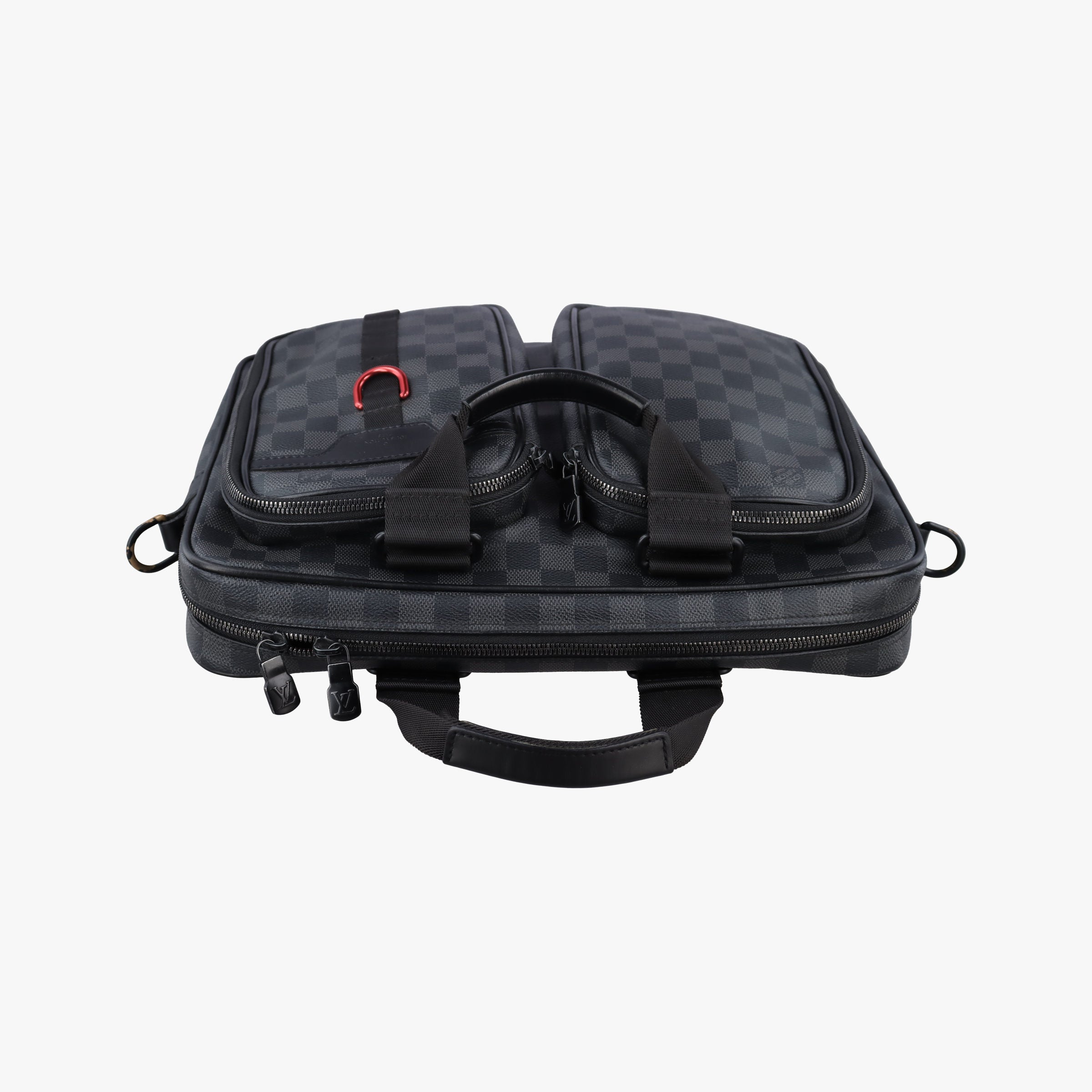 Secondhand Louis Vuitton Utility Business Black Damier Graphite N40278 shoulderbag | stylenewstar