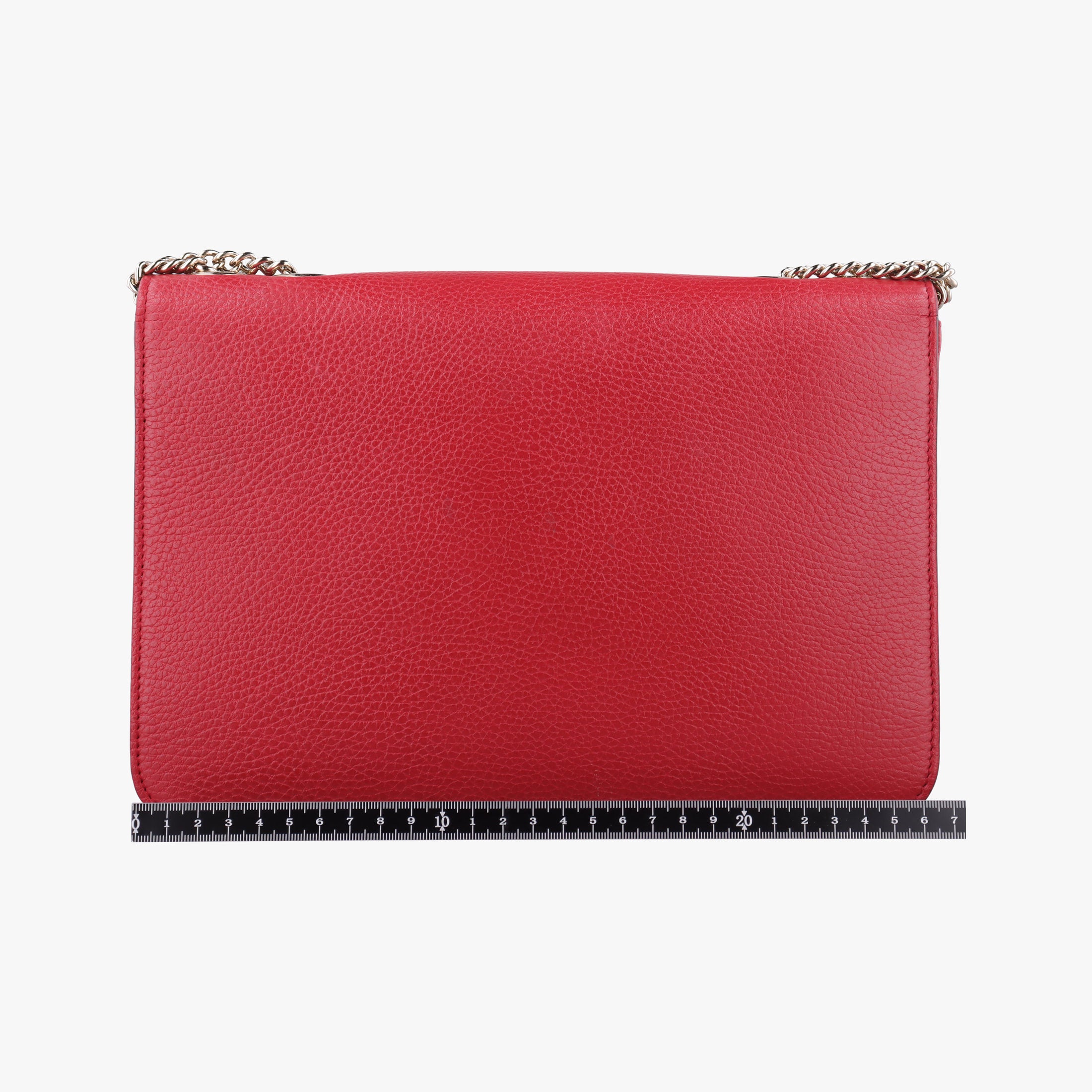 Pre-owned Gucci Interlocking G Red Leather 510303 shoulderbag | stylenewstar