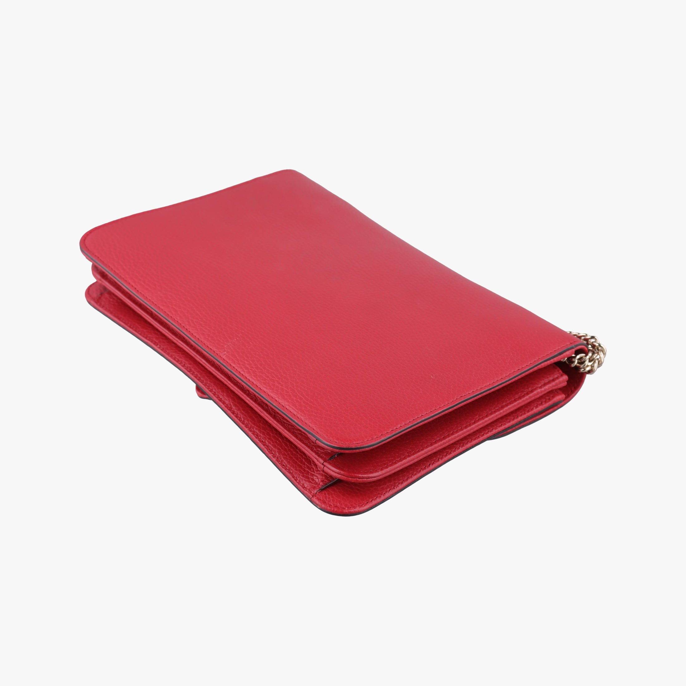 Pre-owned Gucci Interlocking G Red Leather 510303 shoulderbag | stylenewstar