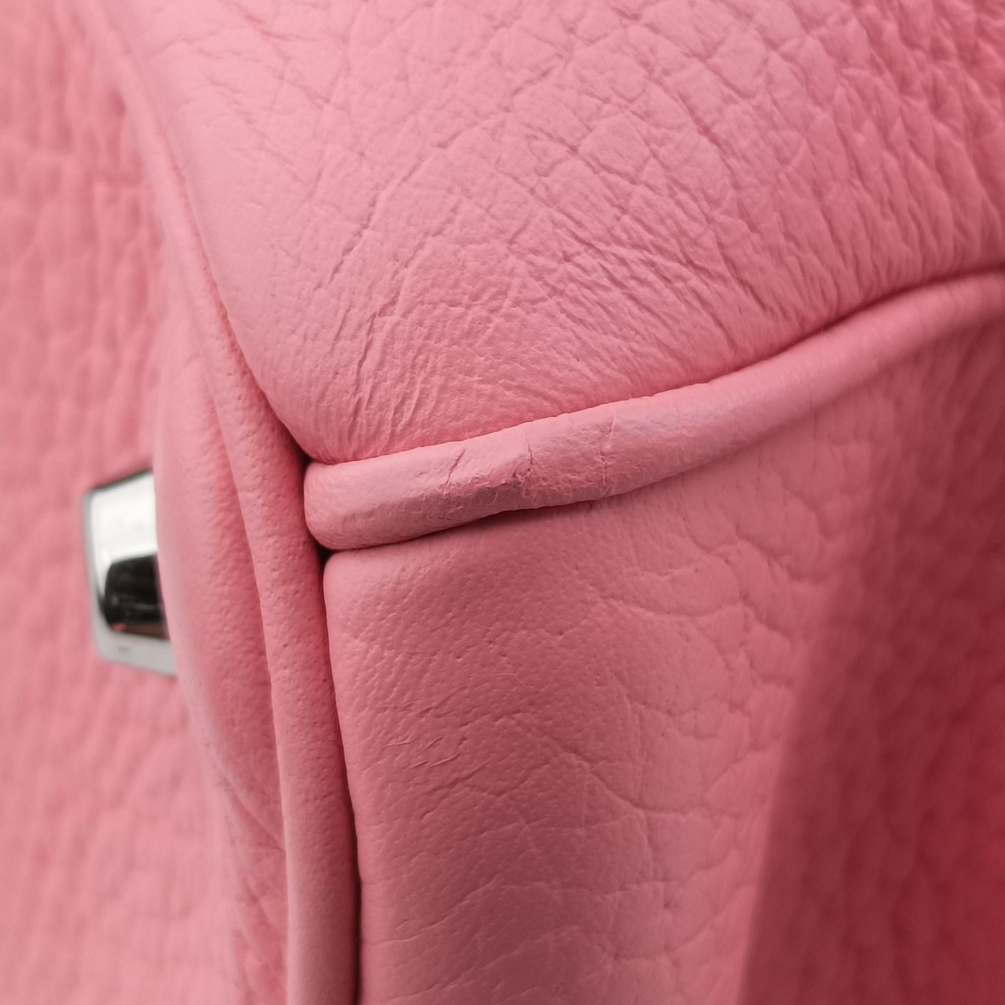 Pre-owned Christian Dior Diorissimo Pink Leather  shoulderbag | stylenewstar