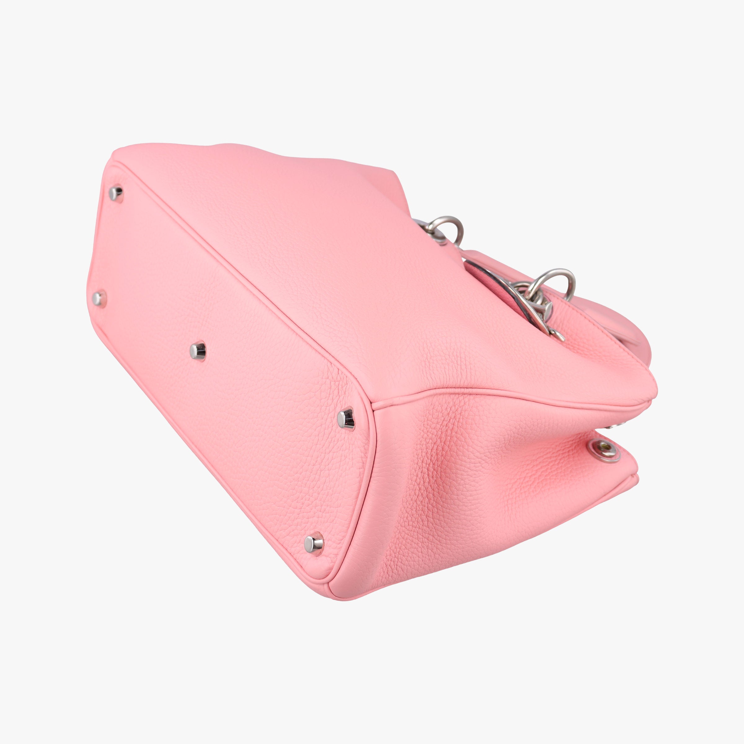 Pre-owned Christian Dior Diorissimo Pink Leather  shoulderbag | stylenewstar