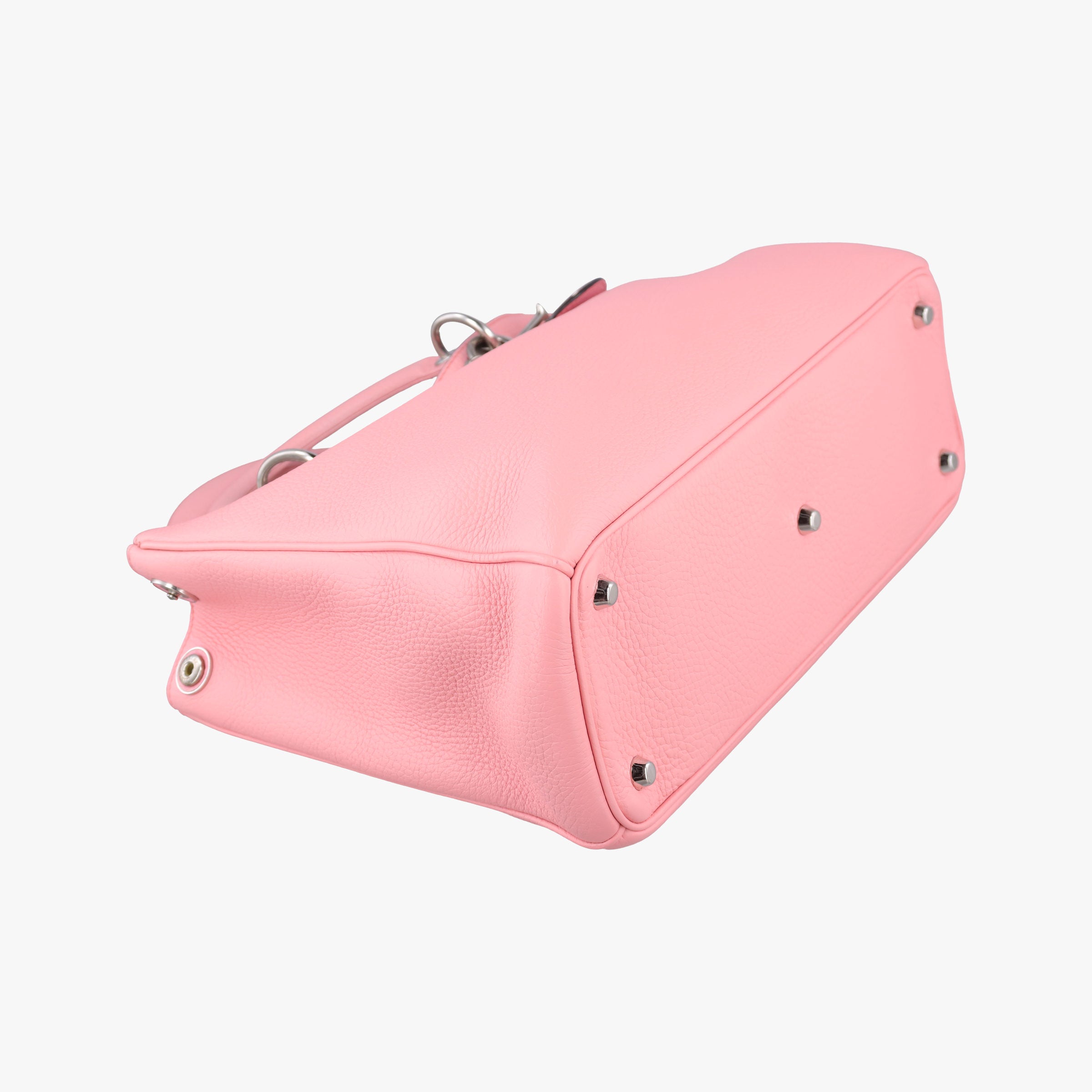 Pre-owned Christian Dior Diorissimo Pink Leather  shoulderbag | stylenewstar