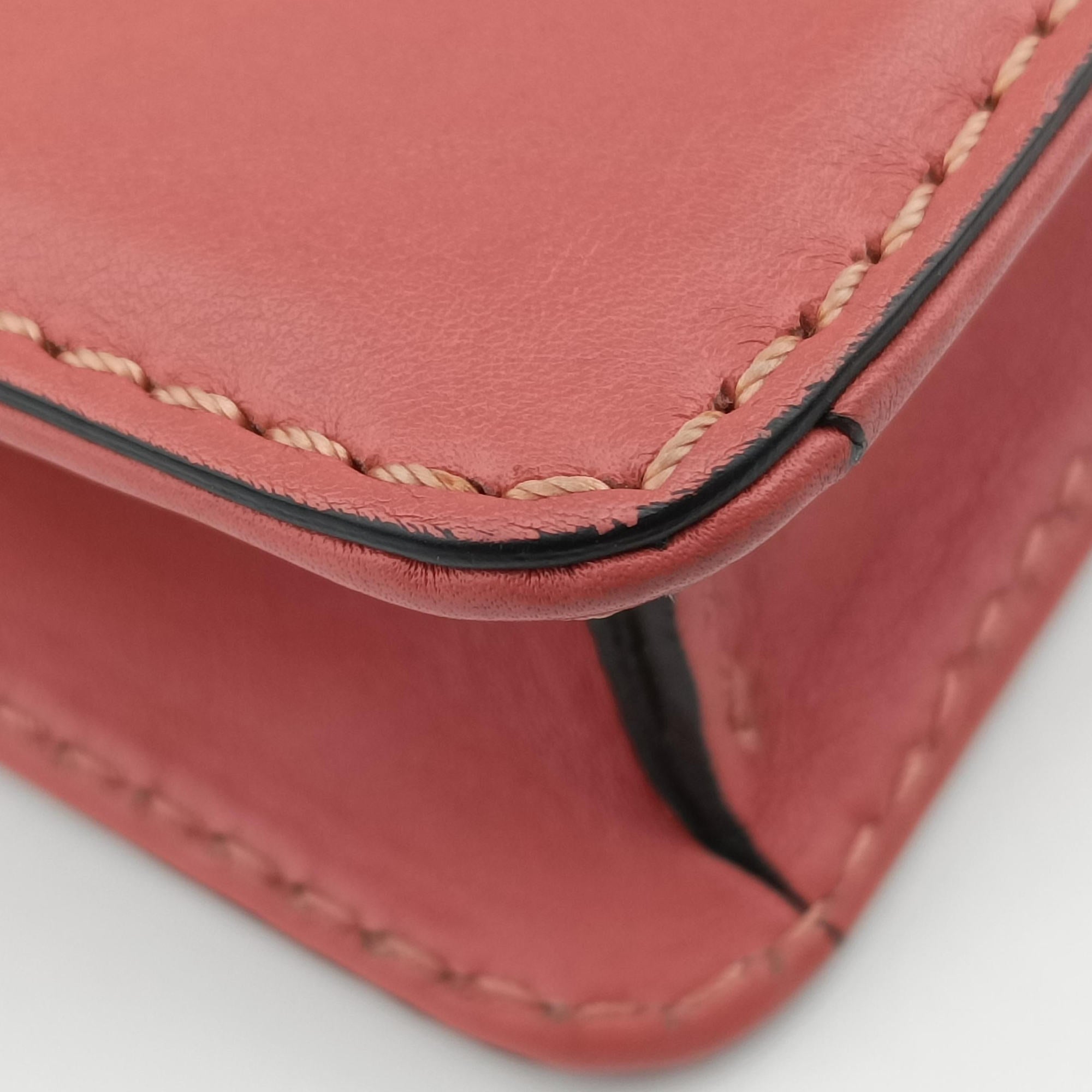 Pre-owned Valentino Cabana Orange leather  shoulderbag | stylenewstar