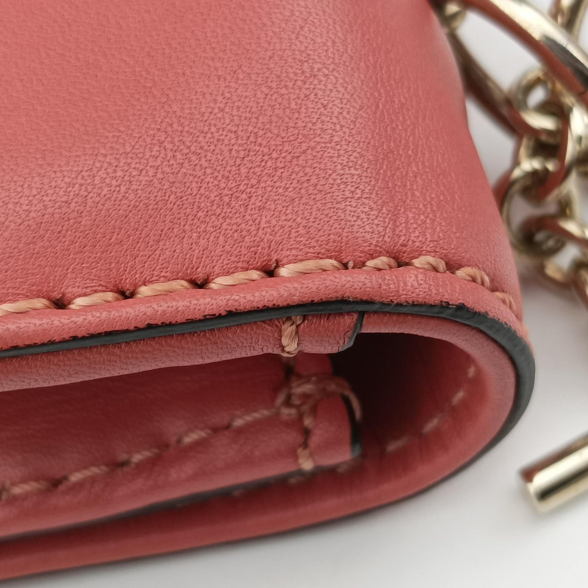 Pre-owned Valentino Cabana Orange leather  shoulderbag | stylenewstar