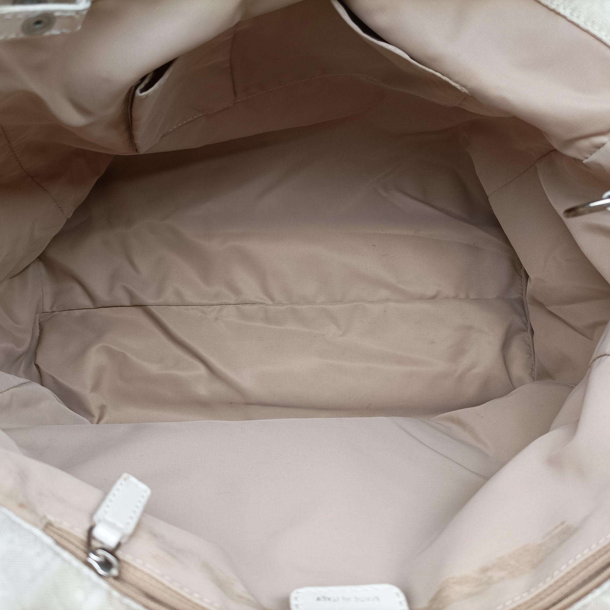 Pre-owned Christian Dior Lovely Beige Diorissimo Canvas × Leather  handbag | stylenewstar