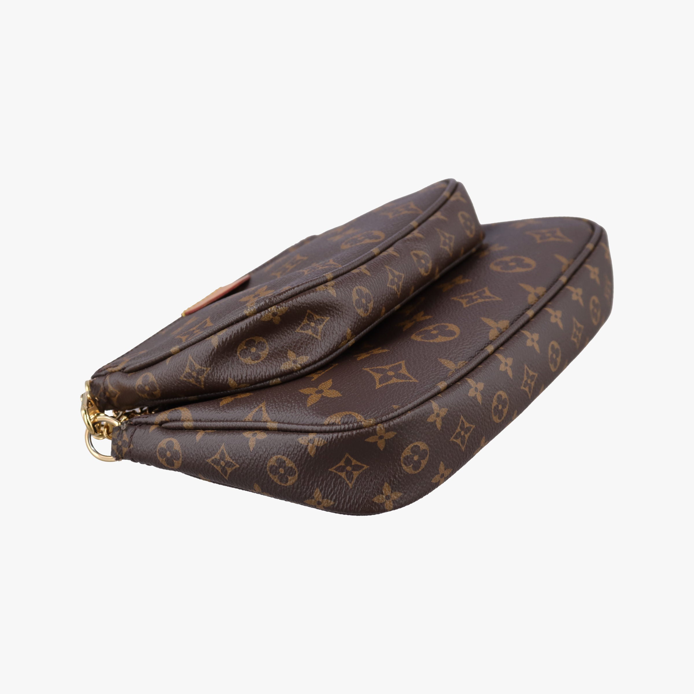 Pre-owned Louis Vuitton MULTI POCHETTE ACCESSOIRES MARRON×ROSE CLAIRE Monogram Canvas M44840 shoulderbag | stylenewstar