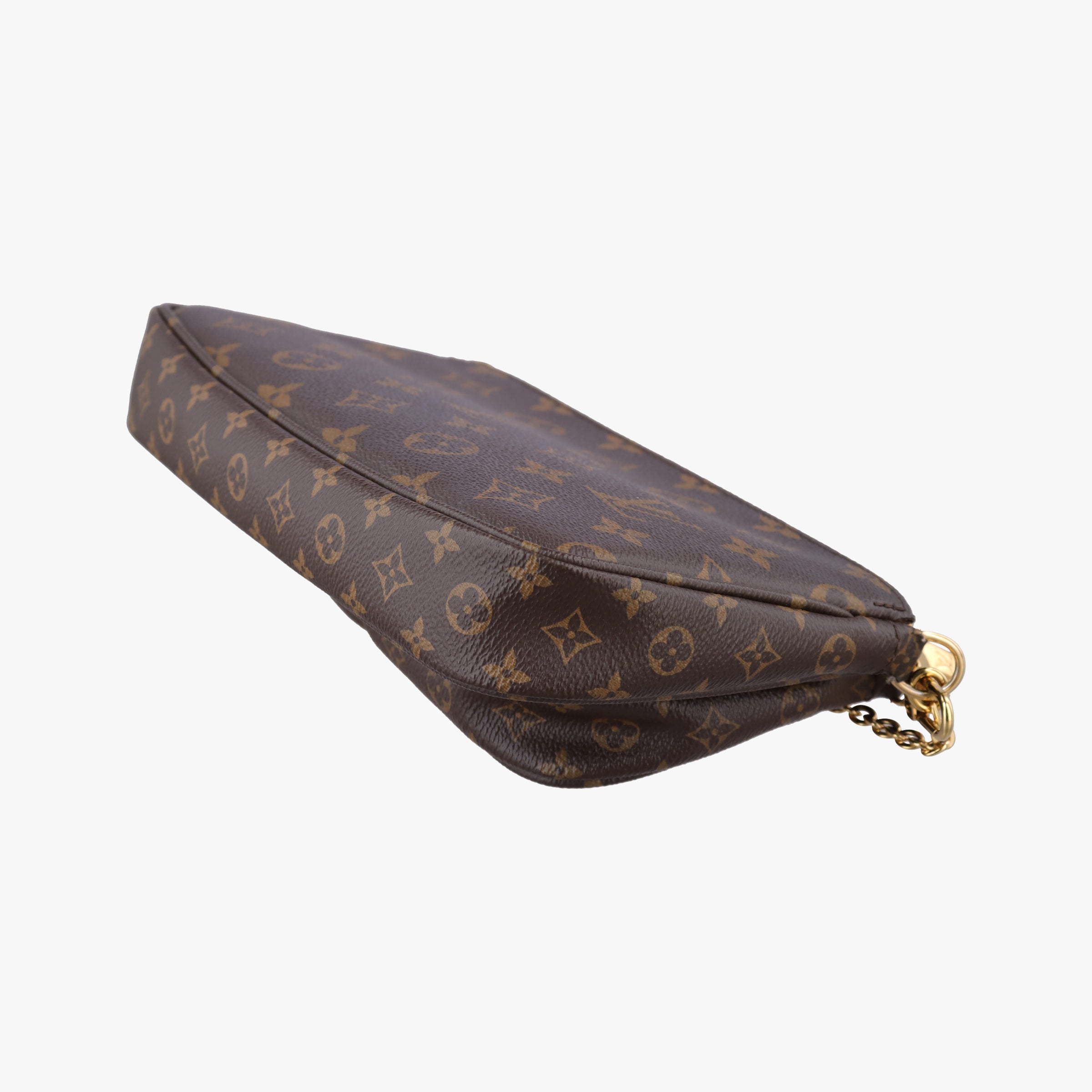 Pre-owned Louis Vuitton MULTI POCHETTE ACCESSOIRES MARRON×ROSE CLAIRE Monogram Canvas M44840 shoulderbag | stylenewstar