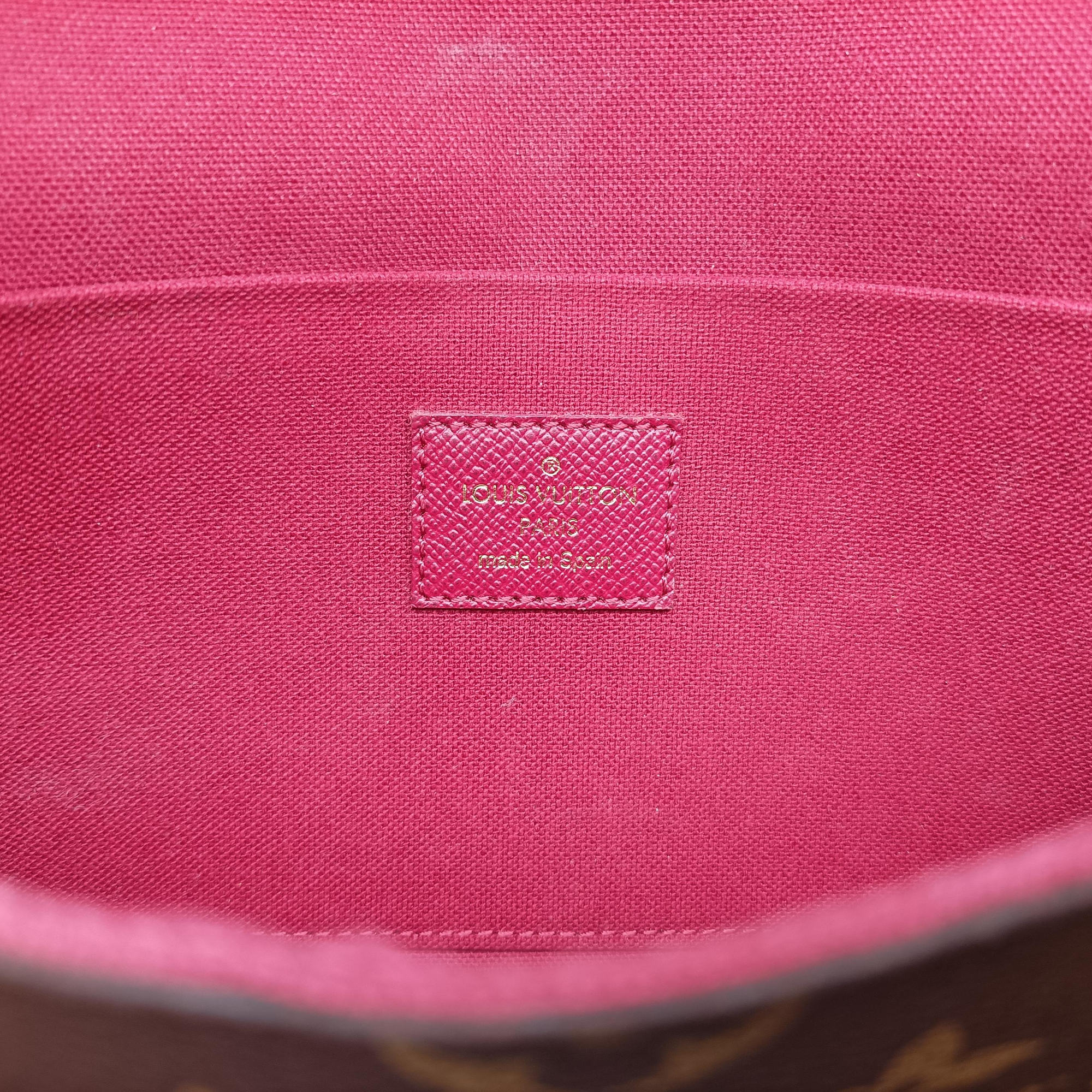 Pre-owned Louis Vuitton Pochette Felicie Brown Monogram Canvas M61276 shoulderbag | stylenewstar