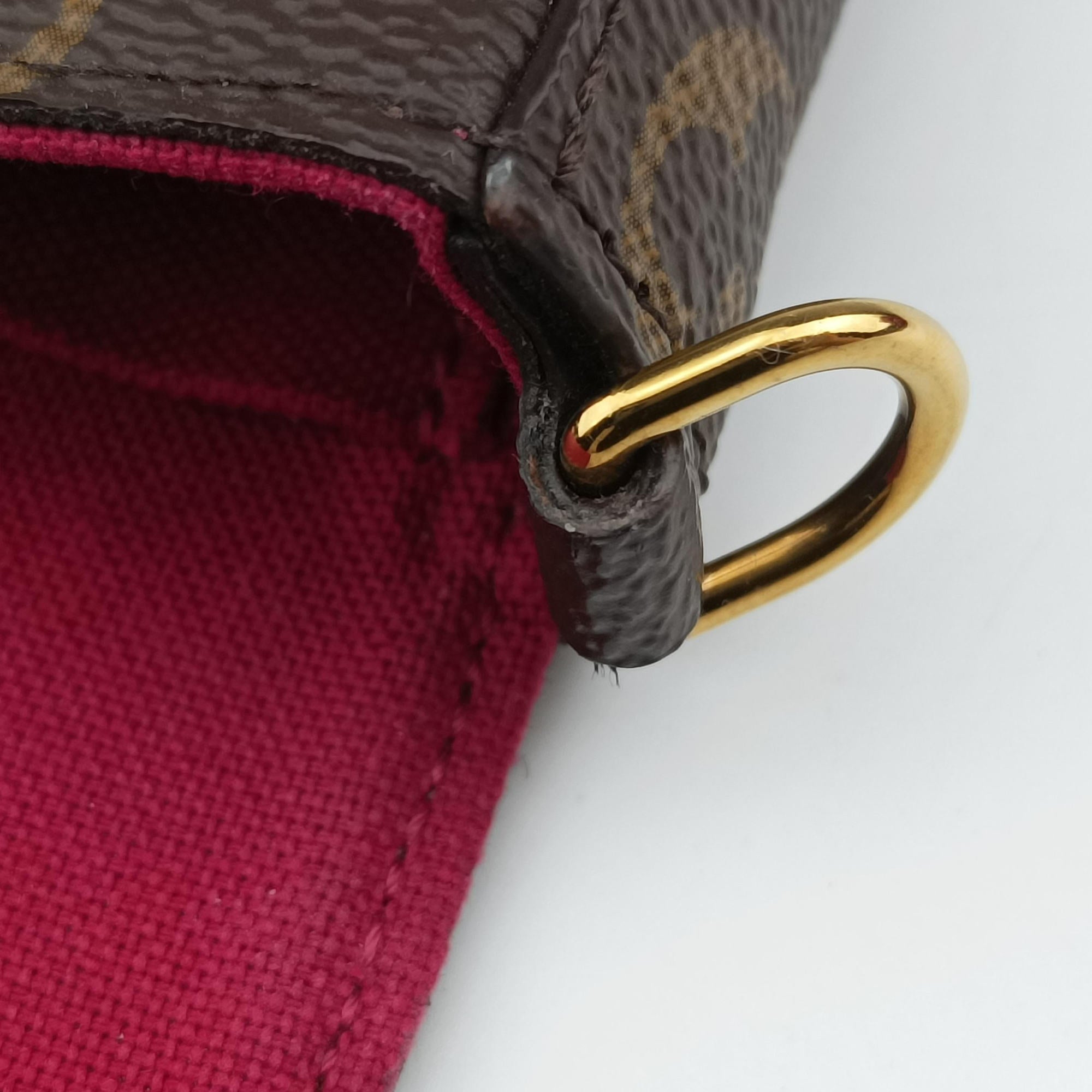 Pre-owned Louis Vuitton Pochette Felicie Brown Monogram Canvas M61276 shoulderbag | stylenewstar