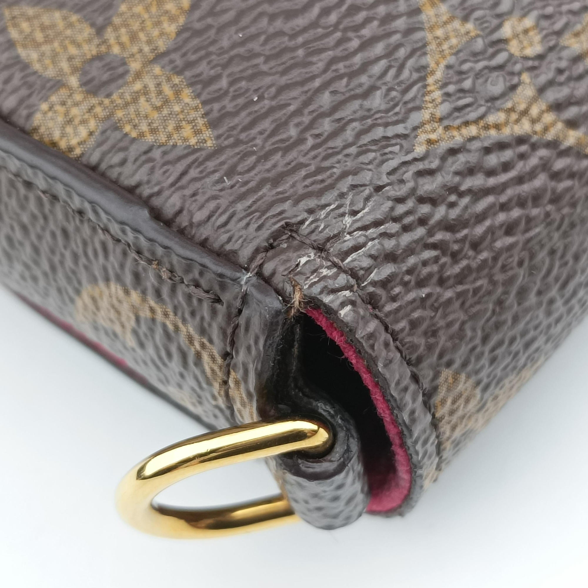 Pre-owned Louis Vuitton Pochette Felicie Brown Monogram Canvas M61276 shoulderbag | stylenewstar