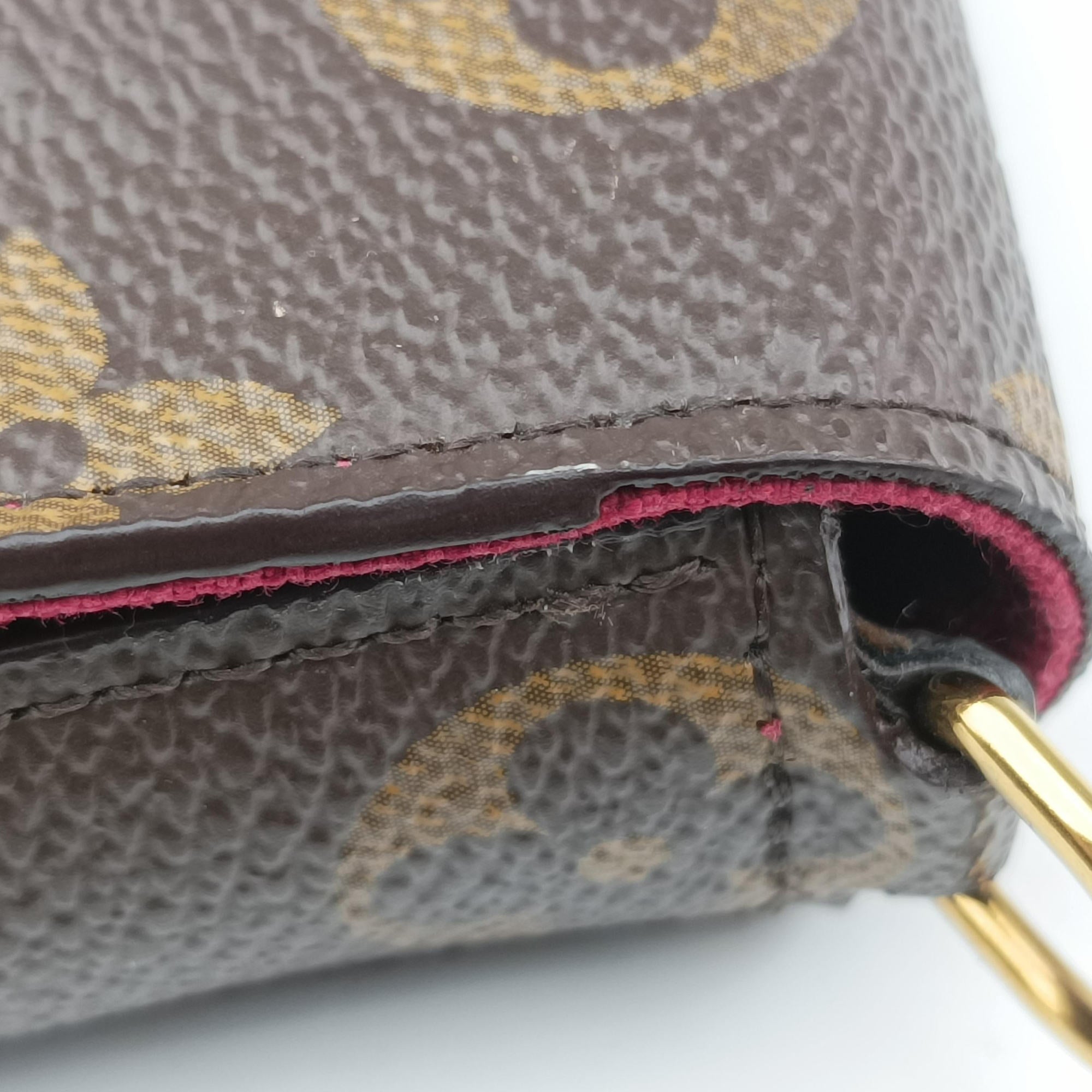 Pre-owned Louis Vuitton Pochette Felicie Brown Monogram Canvas M61276 shoulderbag | stylenewstar