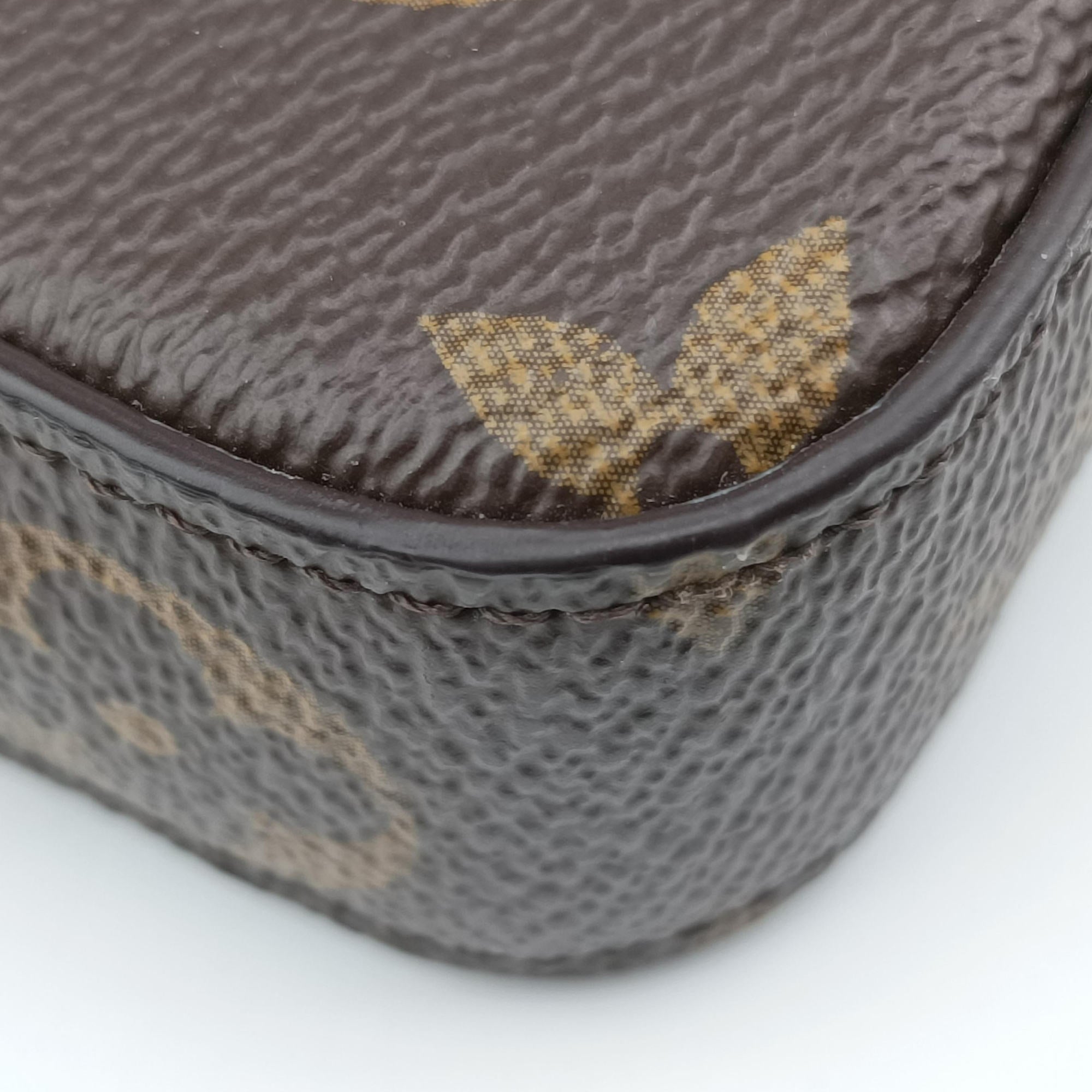 Pre-owned Louis Vuitton Pochette Felicie Brown Monogram Canvas M61276 shoulderbag | stylenewstar