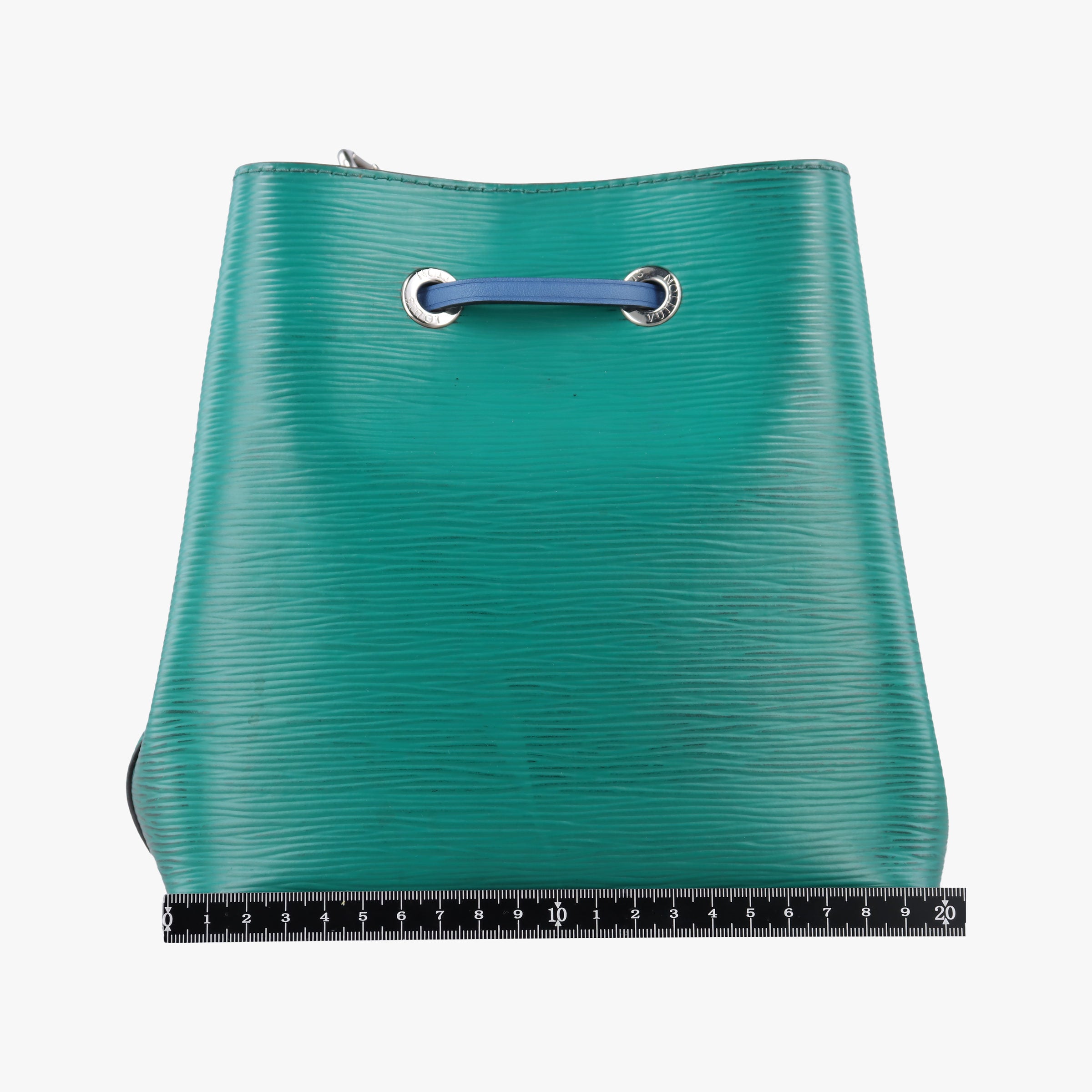 Vintage Louis Vuitton NeoNoe BB Emerald Green × Navy Blue Epi M55582 shoulderbag | stylenewstar