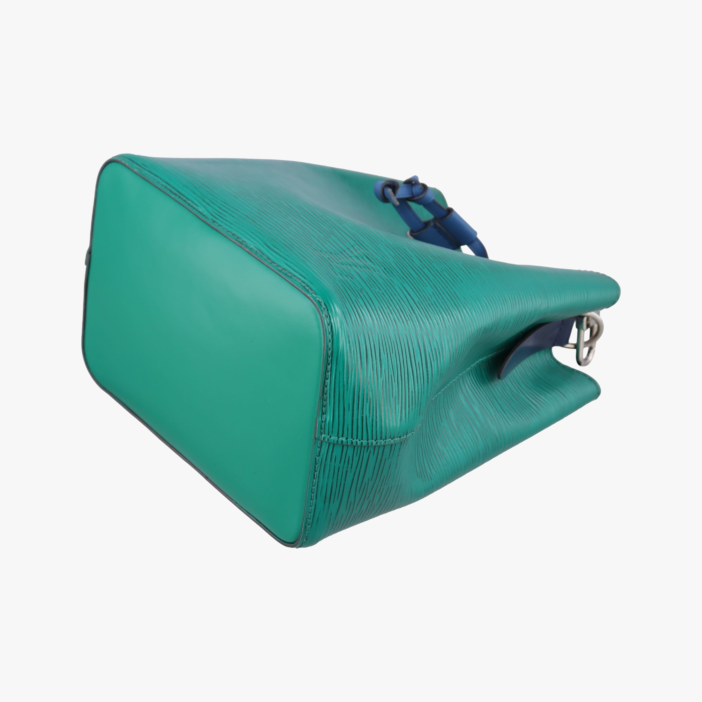 Vintage Louis Vuitton NeoNoe BB Emerald Green × Navy Blue Epi M55582 shoulderbag | stylenewstar