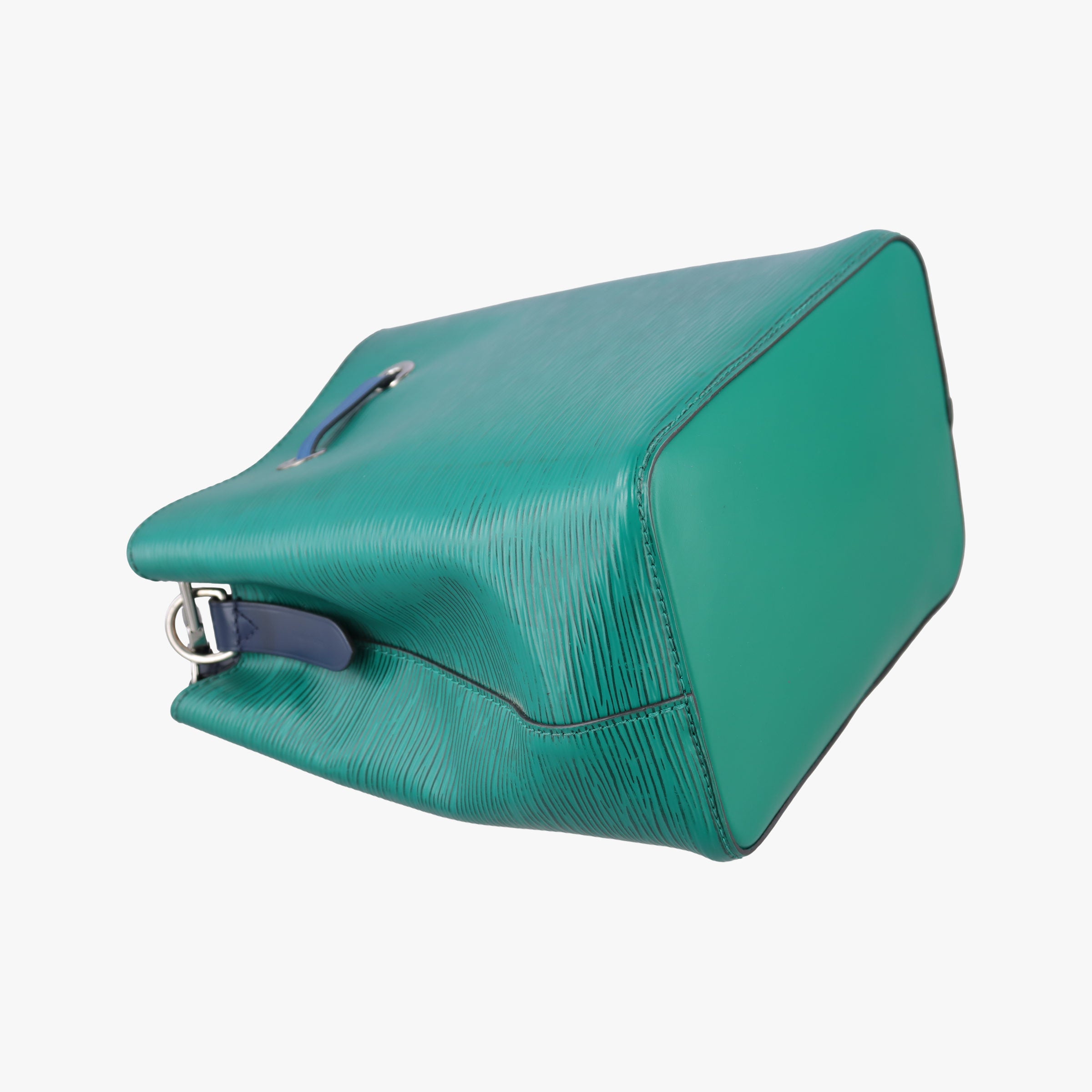 Vintage Louis Vuitton NeoNoe BB Emerald Green × Navy Blue Epi M55582 shoulderbag | stylenewstar