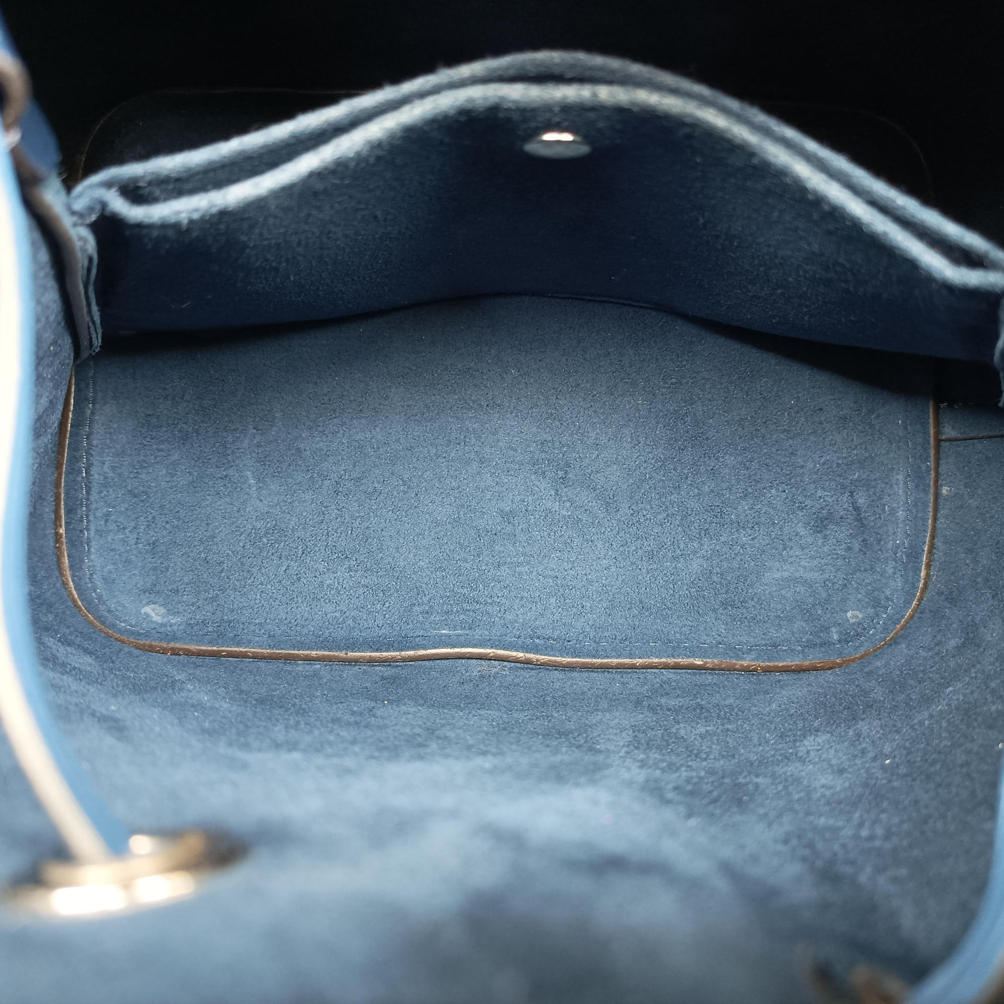 Vintage Louis Vuitton NeoNoe BB Emerald Green × Navy Blue Epi M55582 shoulderbag | stylenewstar