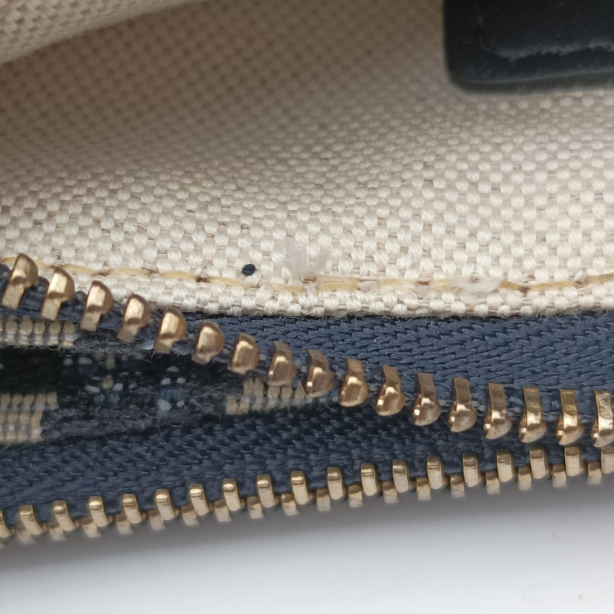 Pre-owned Christian Dior Saddle Navy×gray Jacquard  shoulderbag | stylenewstar