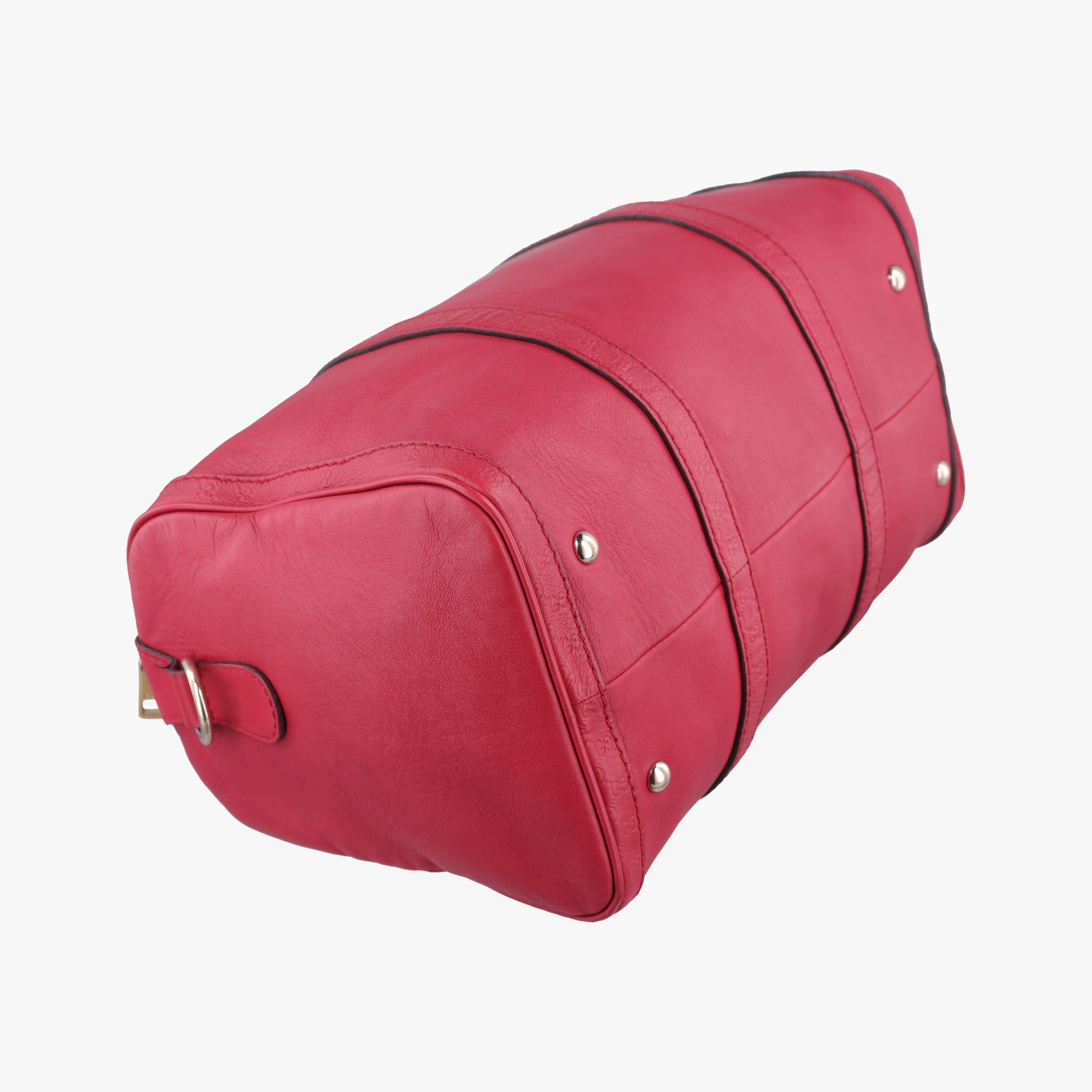 Secondhand Gucci Guccissima Trim Web Joy Red Leather 247205 shoulderbag | stylenewstar