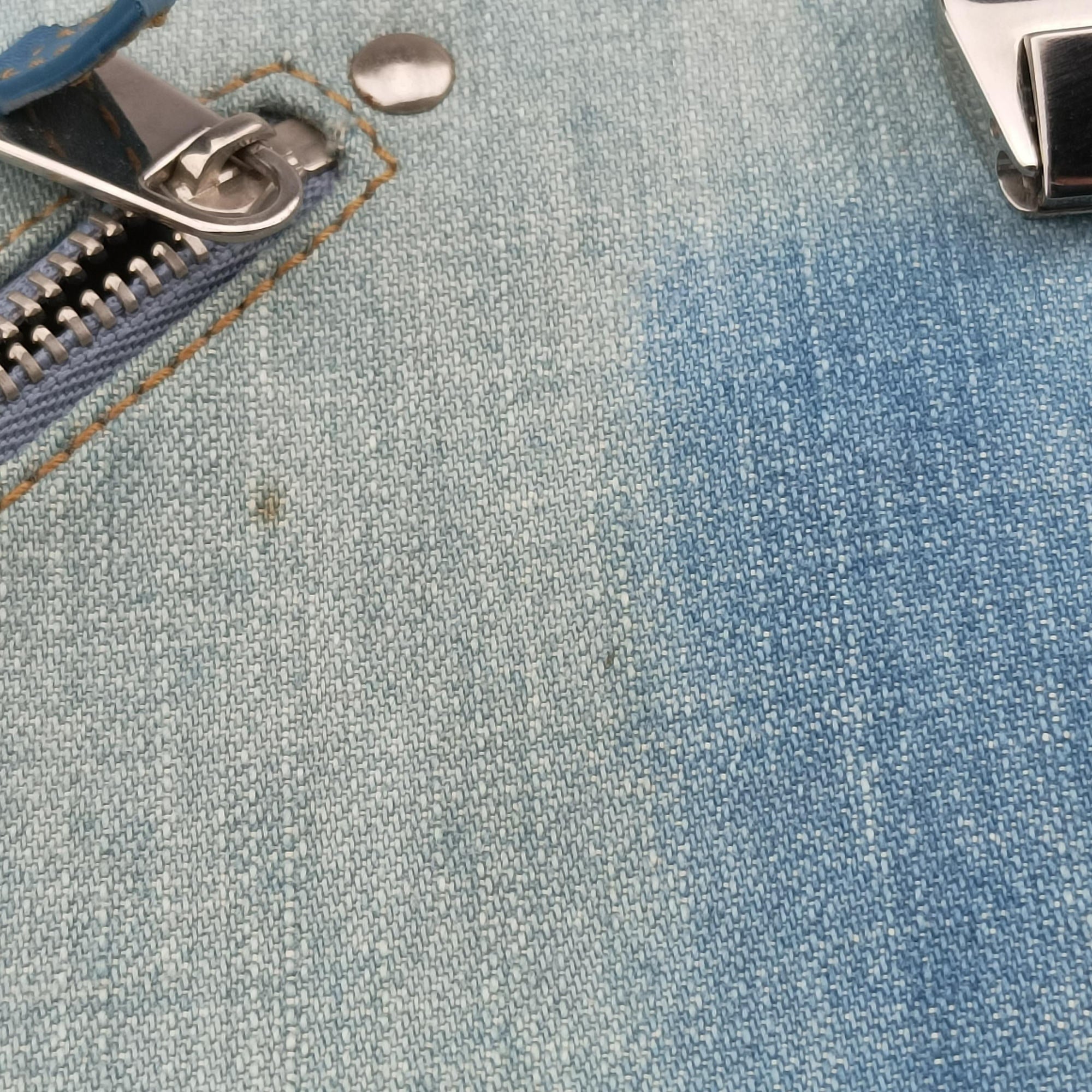 Pre-owned Christian Dior Admit It Blue denim  shoulderbag | stylenewstar