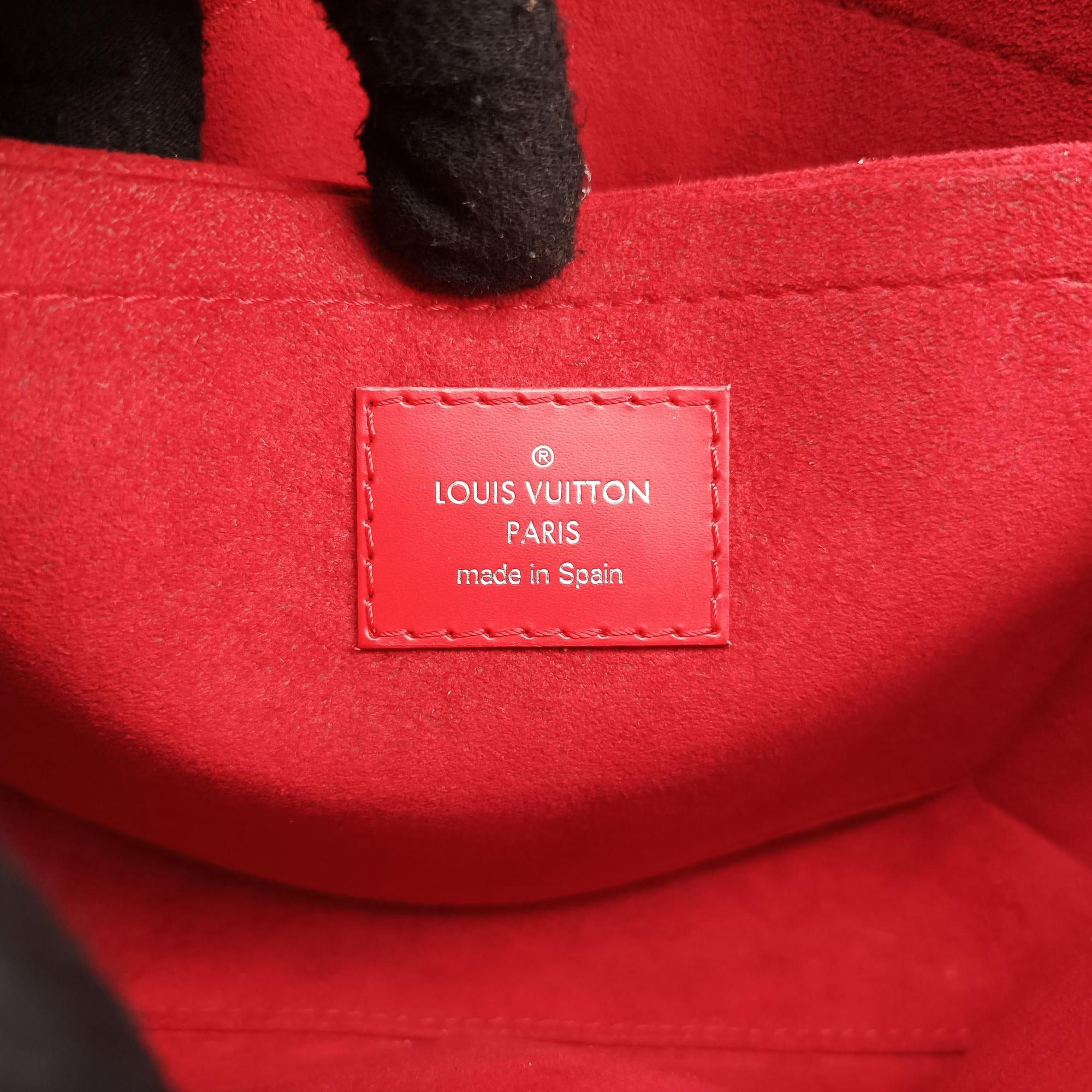 Pre-owned Louis Vuitton SAINT MICHEL brown×COQUELICOT Monogram Canvas×Epi Leather M44031 shoulderbag | stylenewstar