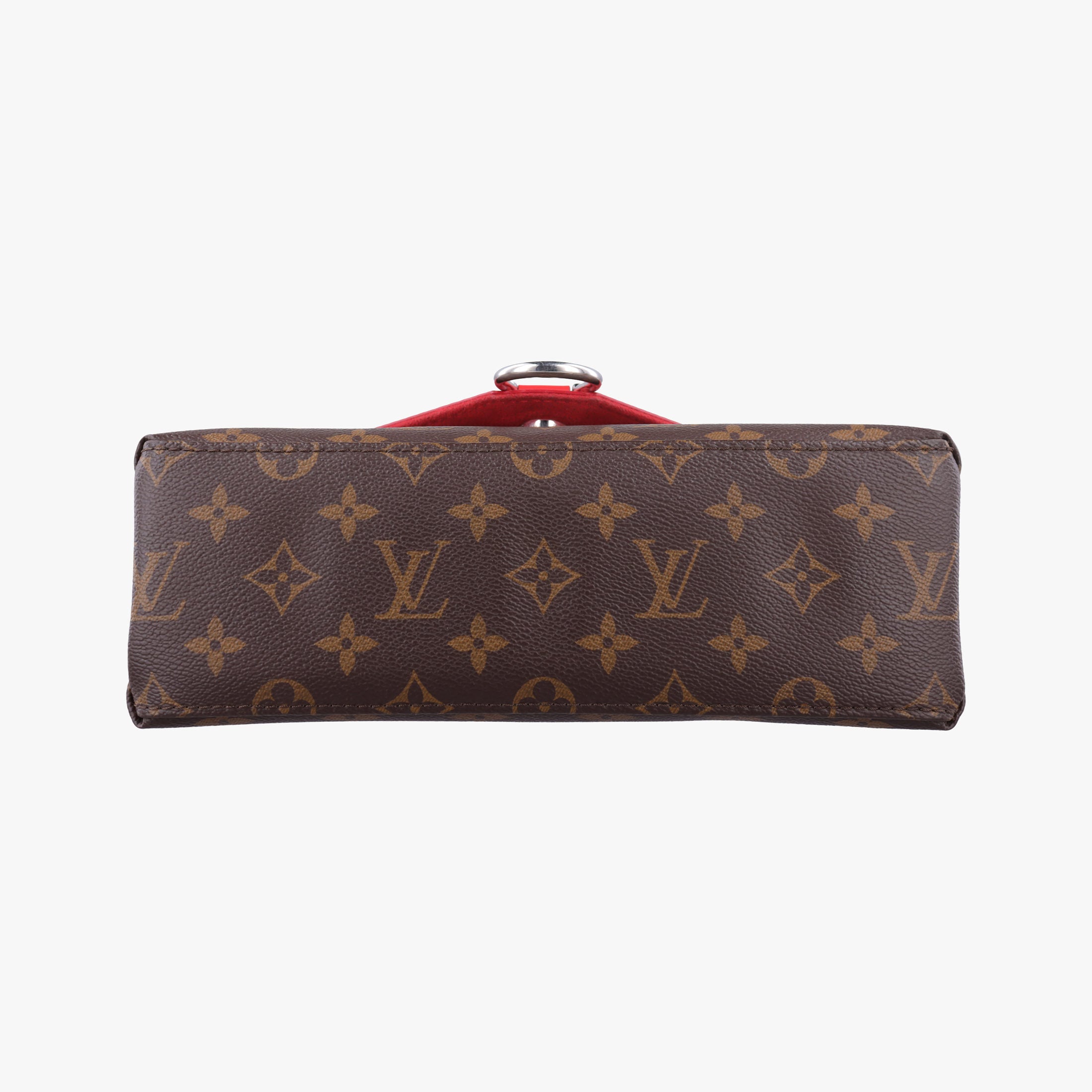 Pre-owned Louis Vuitton SAINT MICHEL brown×COQUELICOT Monogram Canvas×Epi Leather M44031 shoulderbag | stylenewstar