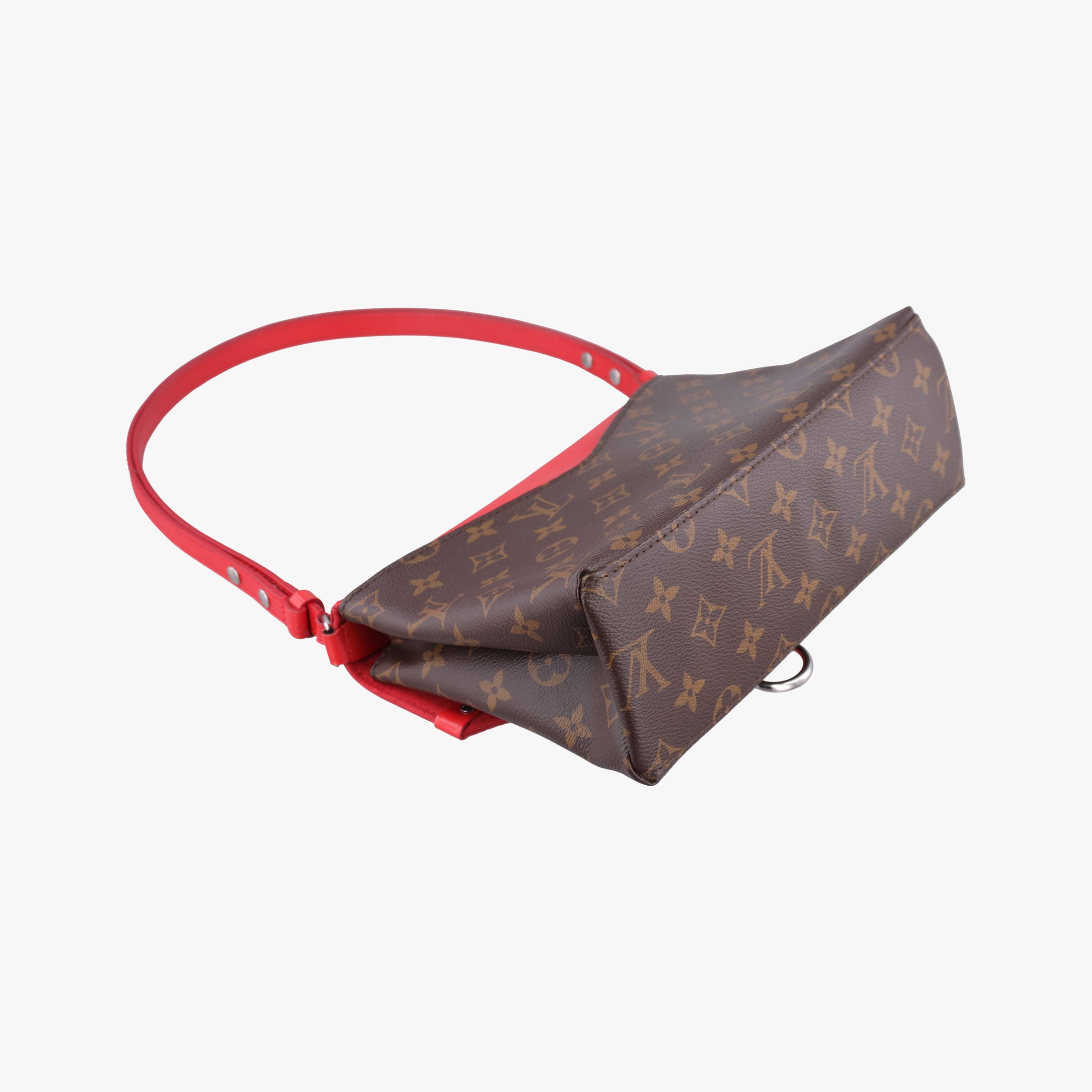 Pre-owned Louis Vuitton SAINT MICHEL brown×COQUELICOT Monogram Canvas×Epi Leather M44031 shoulderbag | stylenewstar