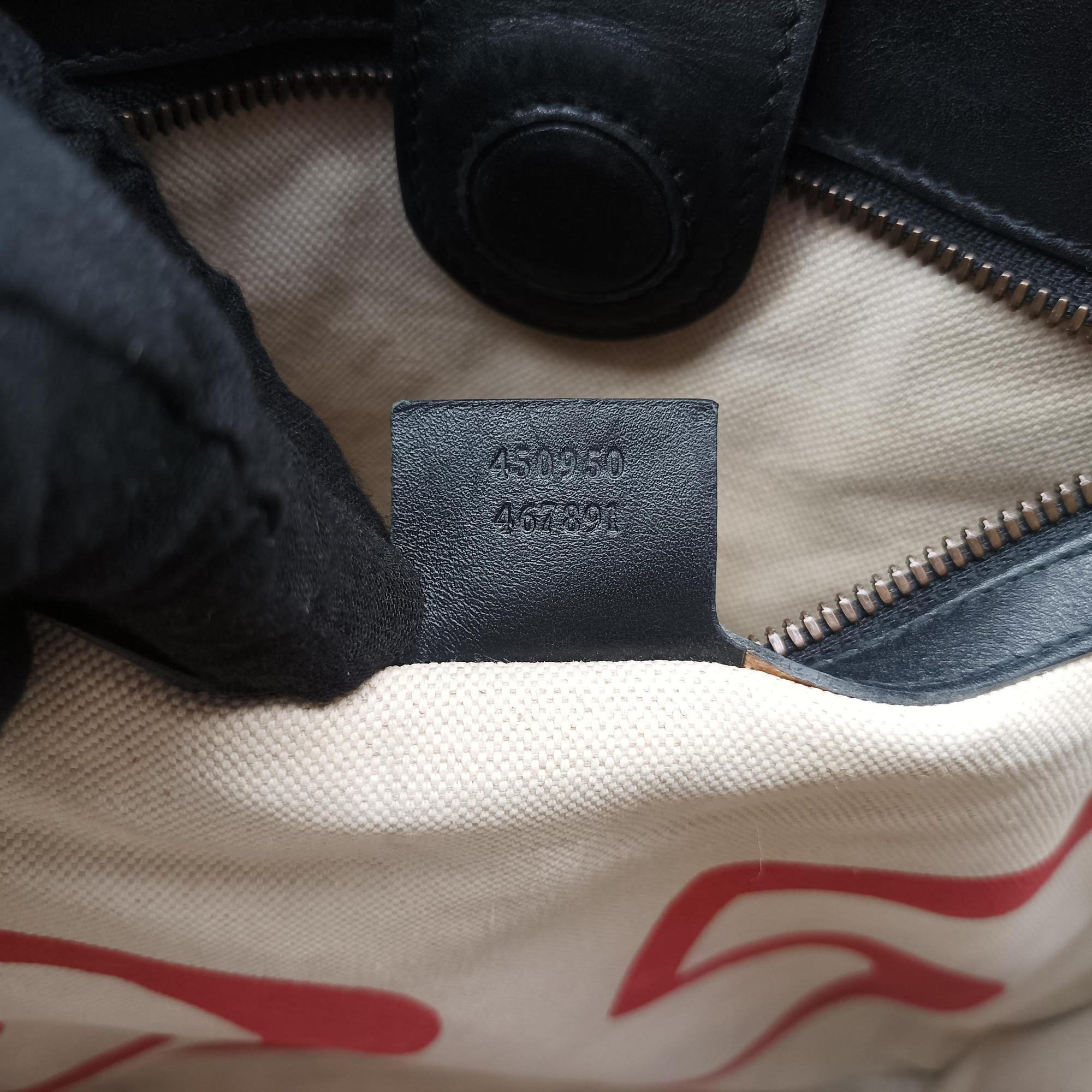 Pre-owned Gucci GG Supreme Bee Beige×black PVC coated canvas×Leather 450950 shoulderbag | stylenewstar