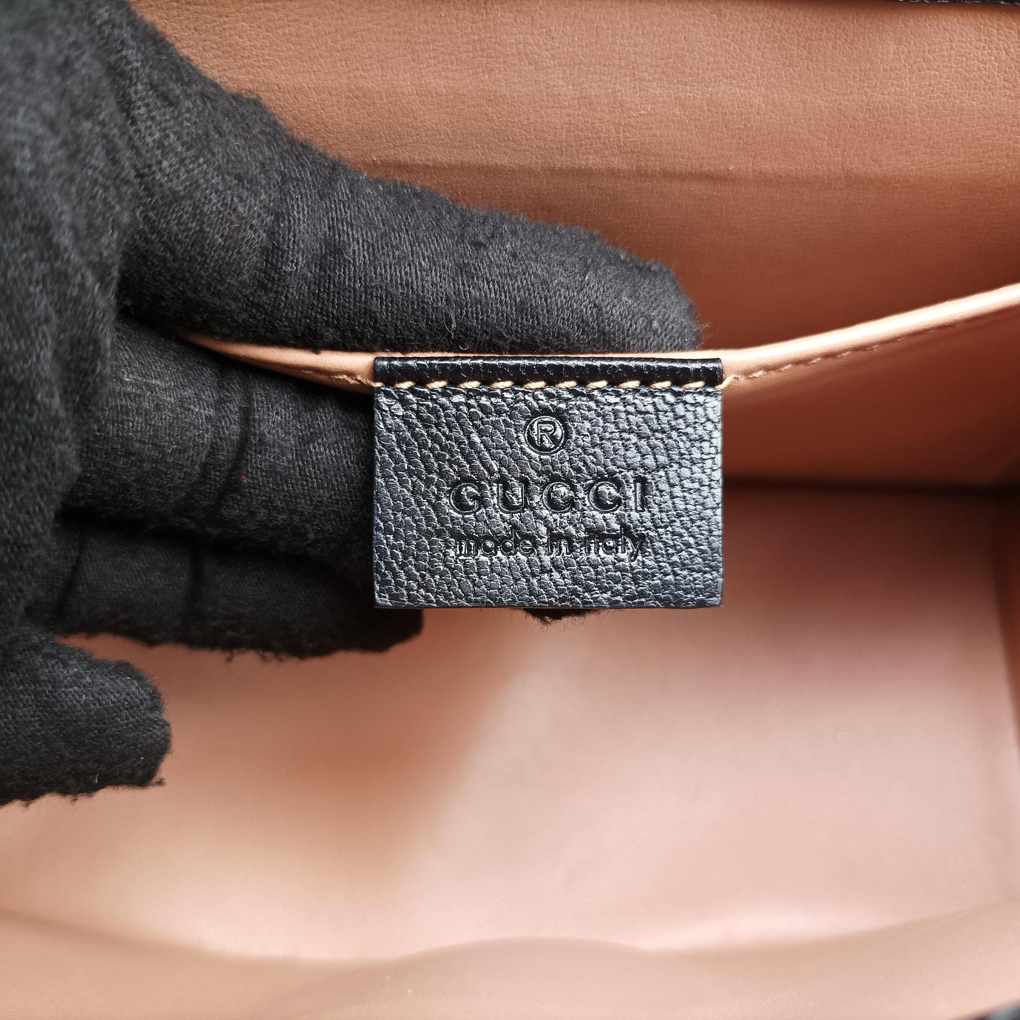 Pre-owned Gucci Mini Fox Brooch Bamboo Beige×Multicolour PVC coated canvas×Leather 466428 shoulderbag | stylenewstar