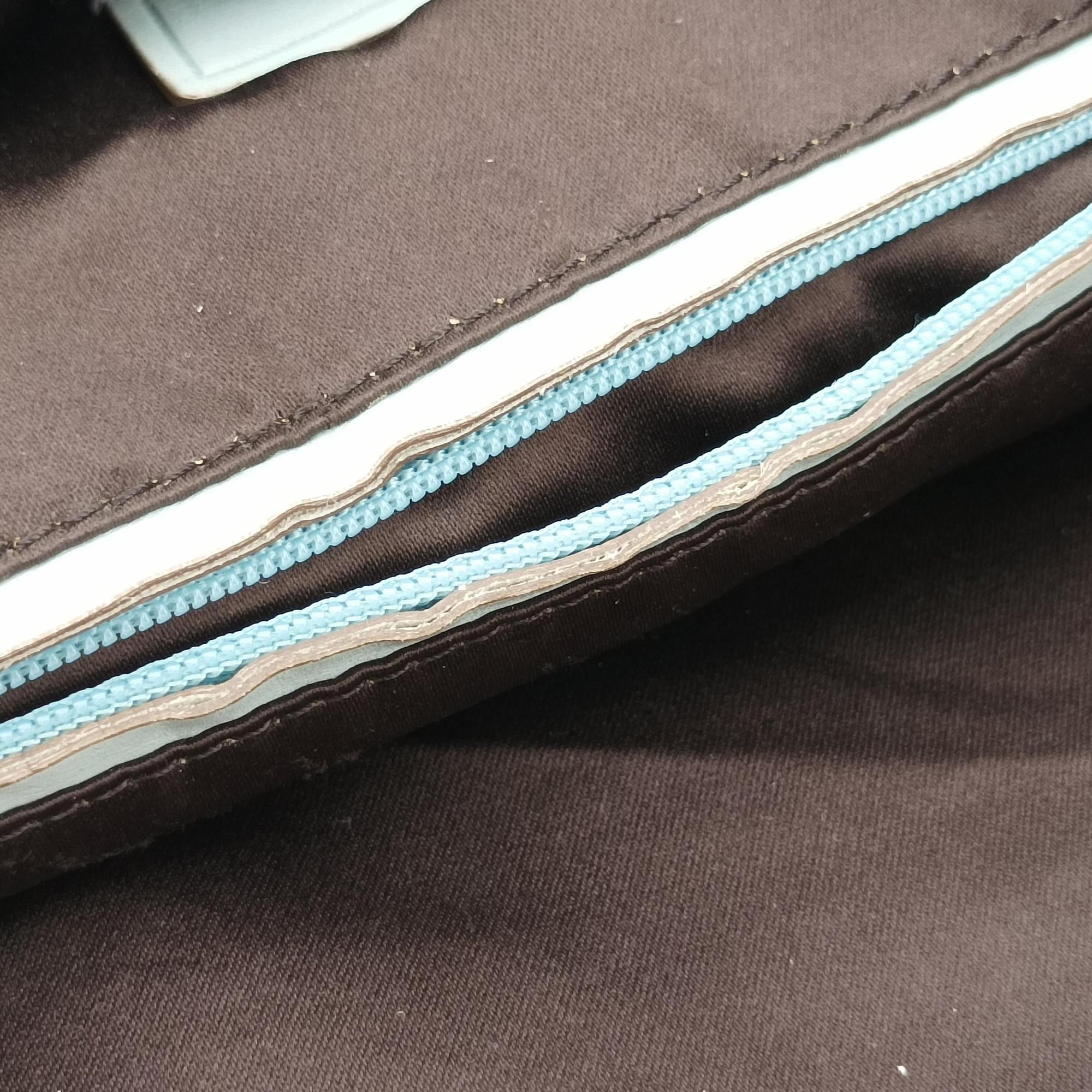 Pre-owned Yves Saint Laurent Rive Gauche Mombasa Light Blue Suede 205118 shoulderbag | stylenewstar