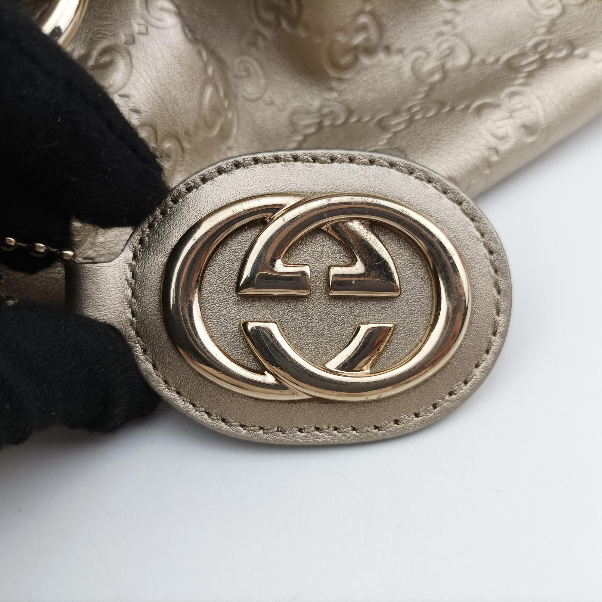 Vintage Gucci Sukey GUCCISSIMA Golden Leather 223974 shoulderbag | stylenewstar