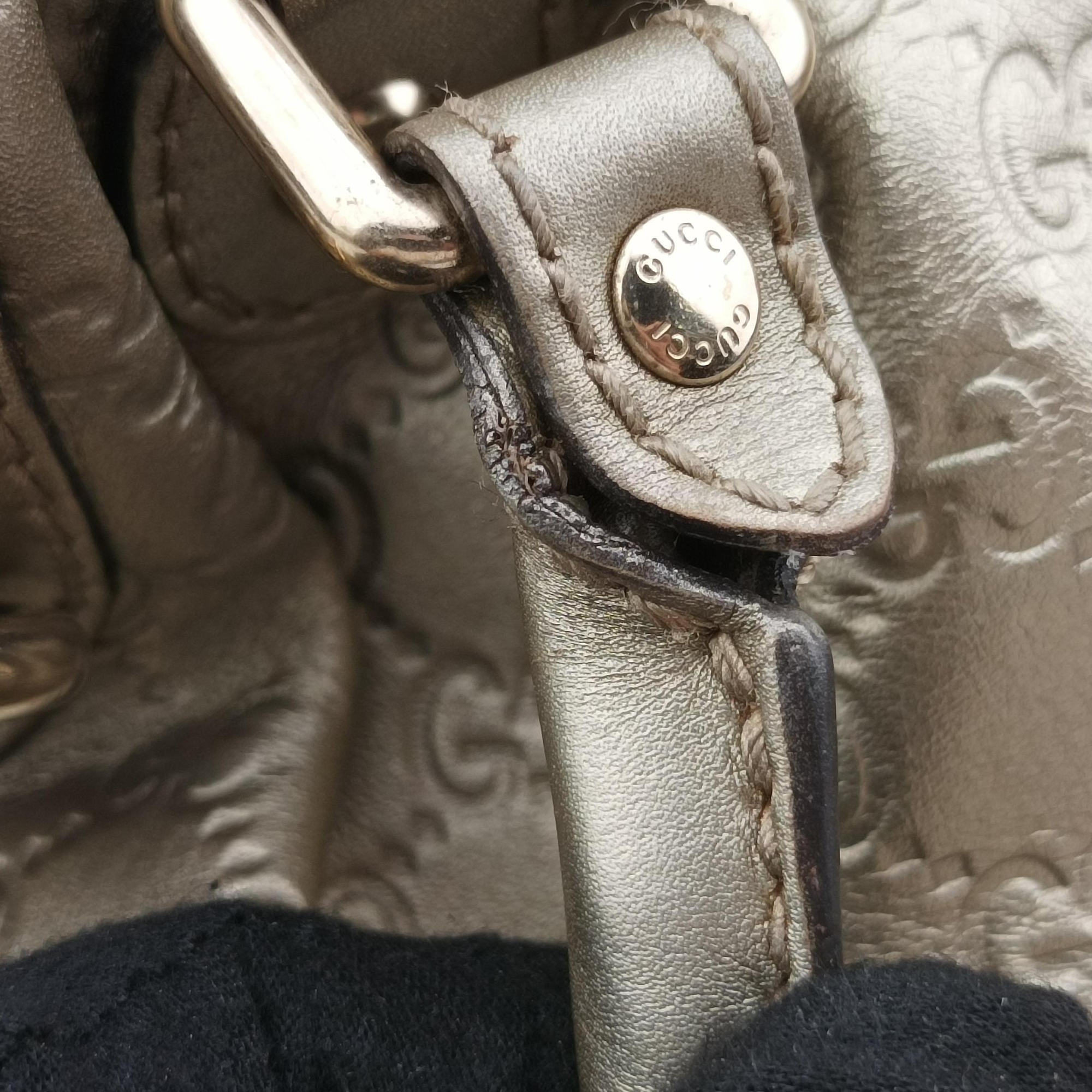 Vintage Gucci Sukey GUCCISSIMA Golden Leather 223974 shoulderbag | stylenewstar