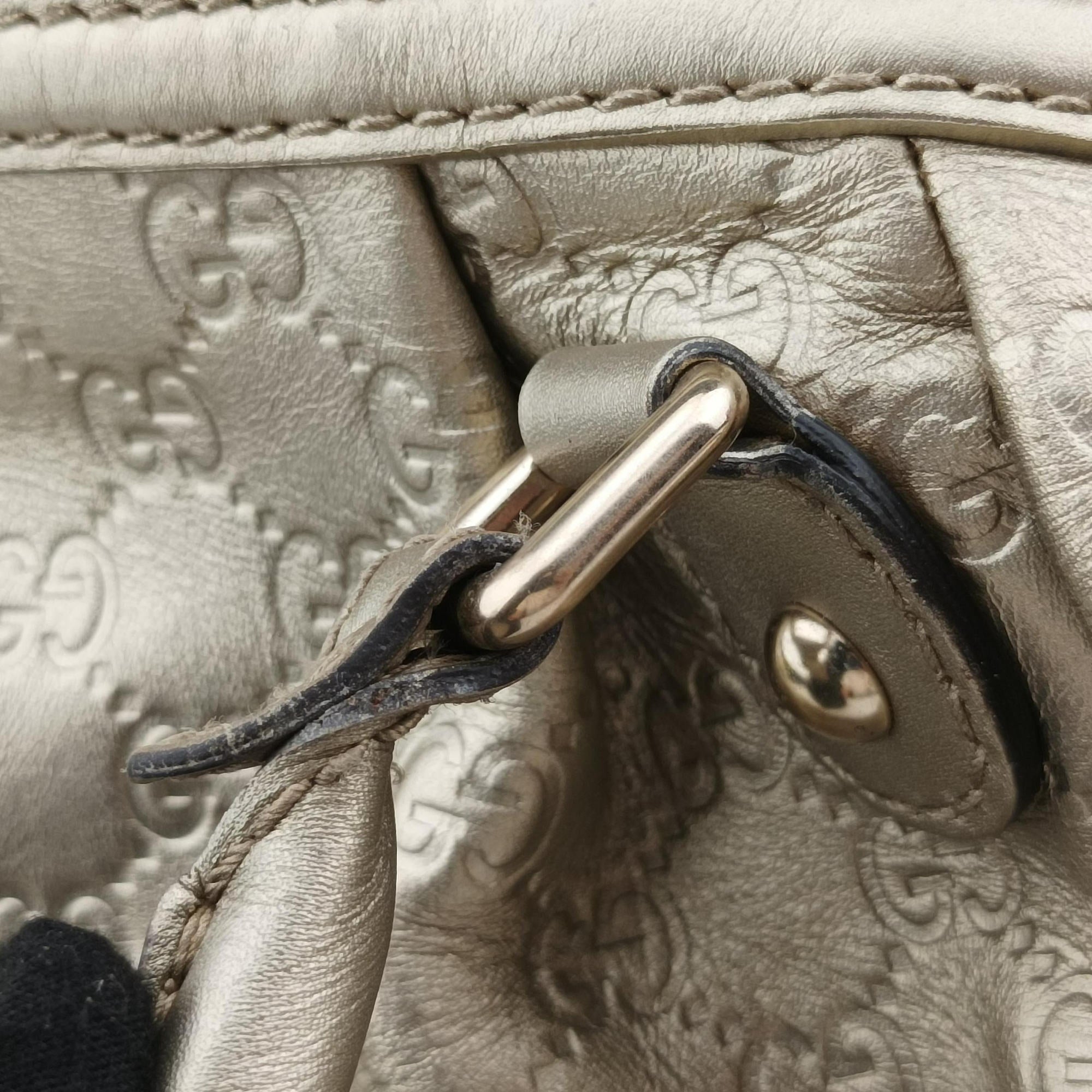 Vintage Gucci Sukey GUCCISSIMA Golden Leather 223974 shoulderbag | stylenewstar