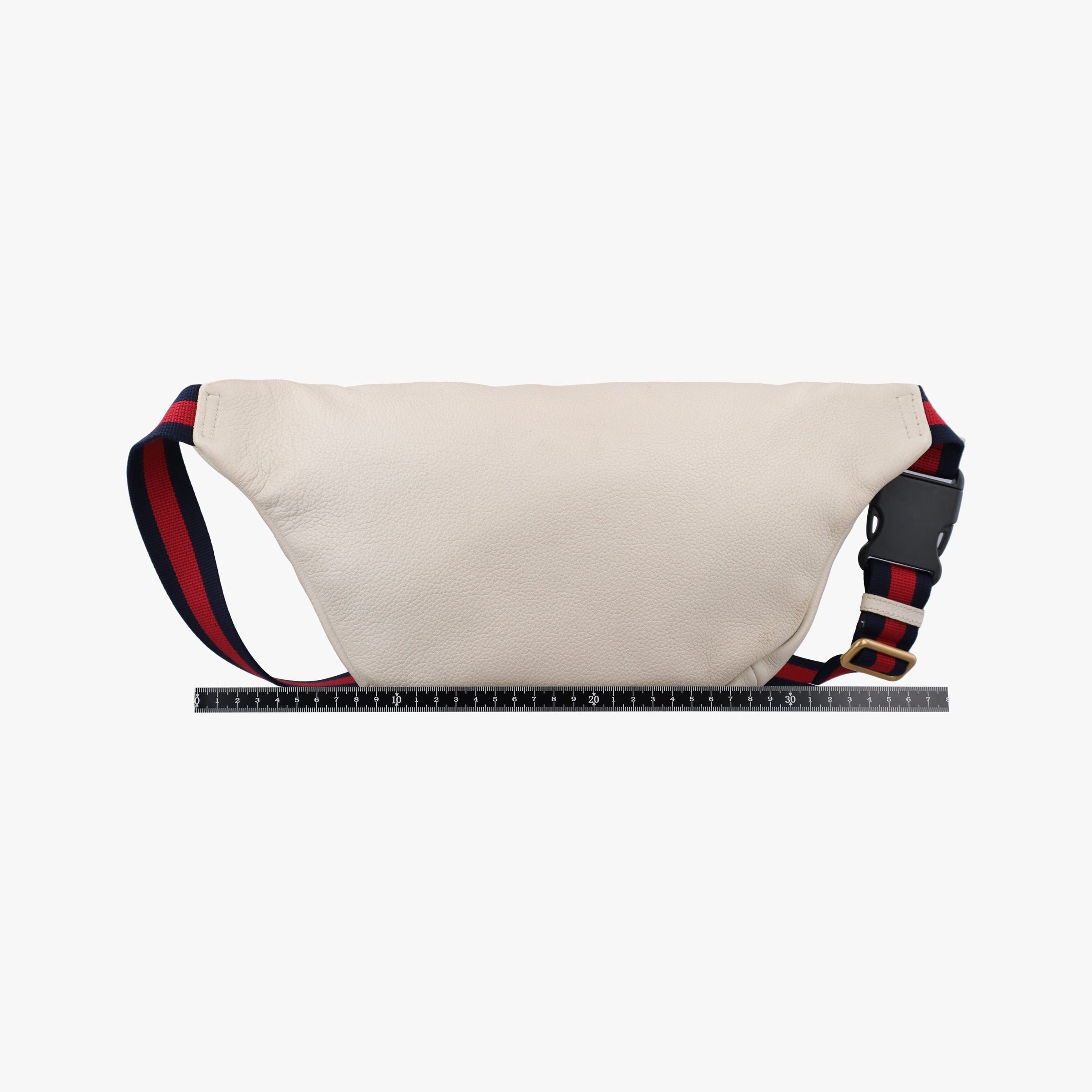 Secondhand Gucci Print White Leather 530412 bum bag/waist bag | stylenewstar