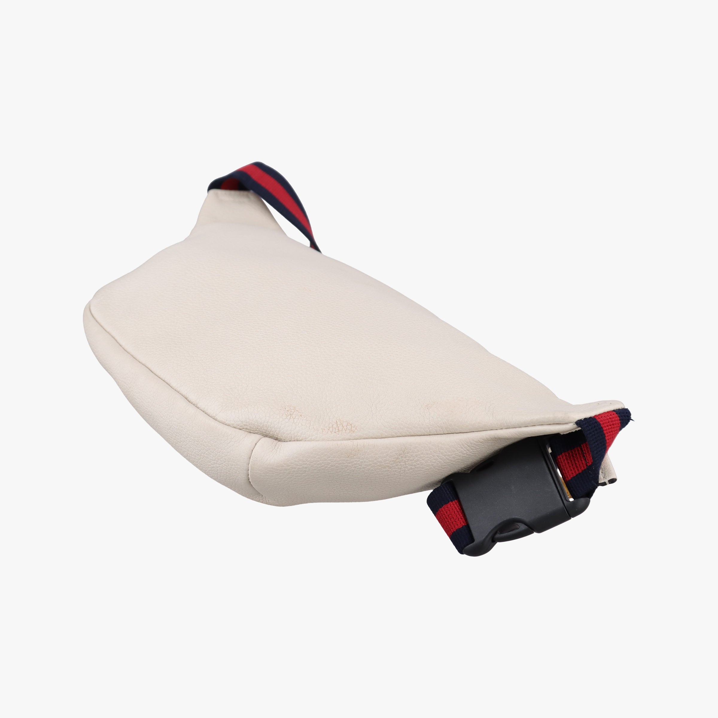 Secondhand Gucci Print White Leather 530412 bum bag/waist bag | stylenewstar