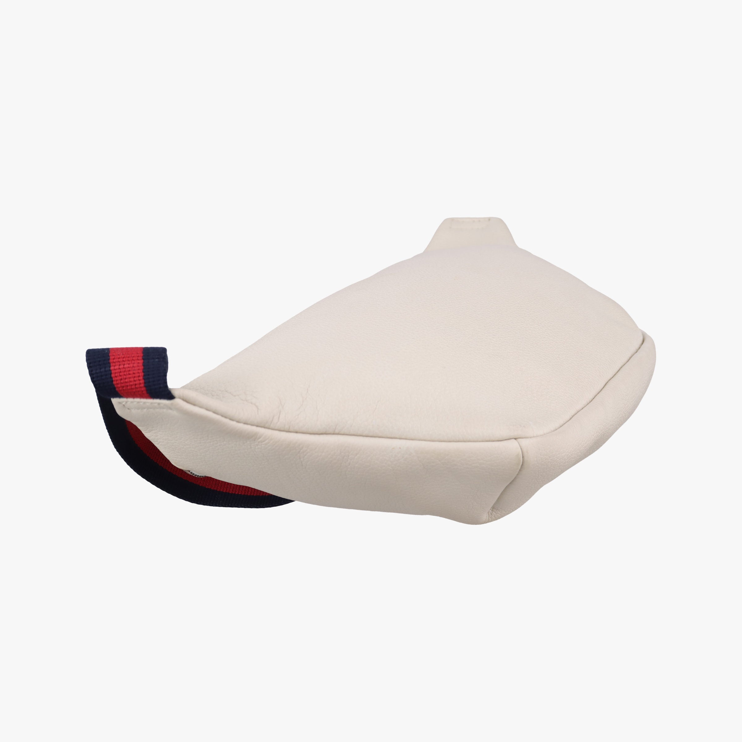 Secondhand Gucci Print White Leather 530412 bum bag/waist bag | stylenewstar