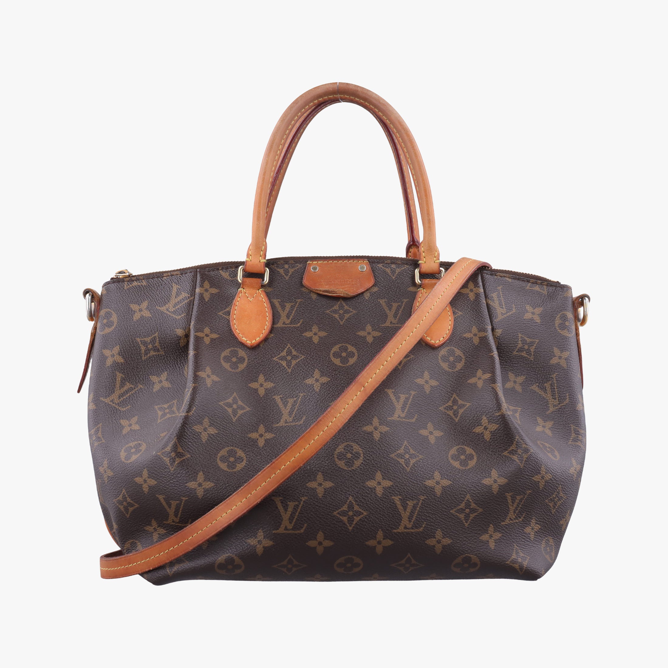 Pre-owned Louis Vuitton TURENNE MM Brown Monogram Canvas M48814 shoulderbag | stylenewstar