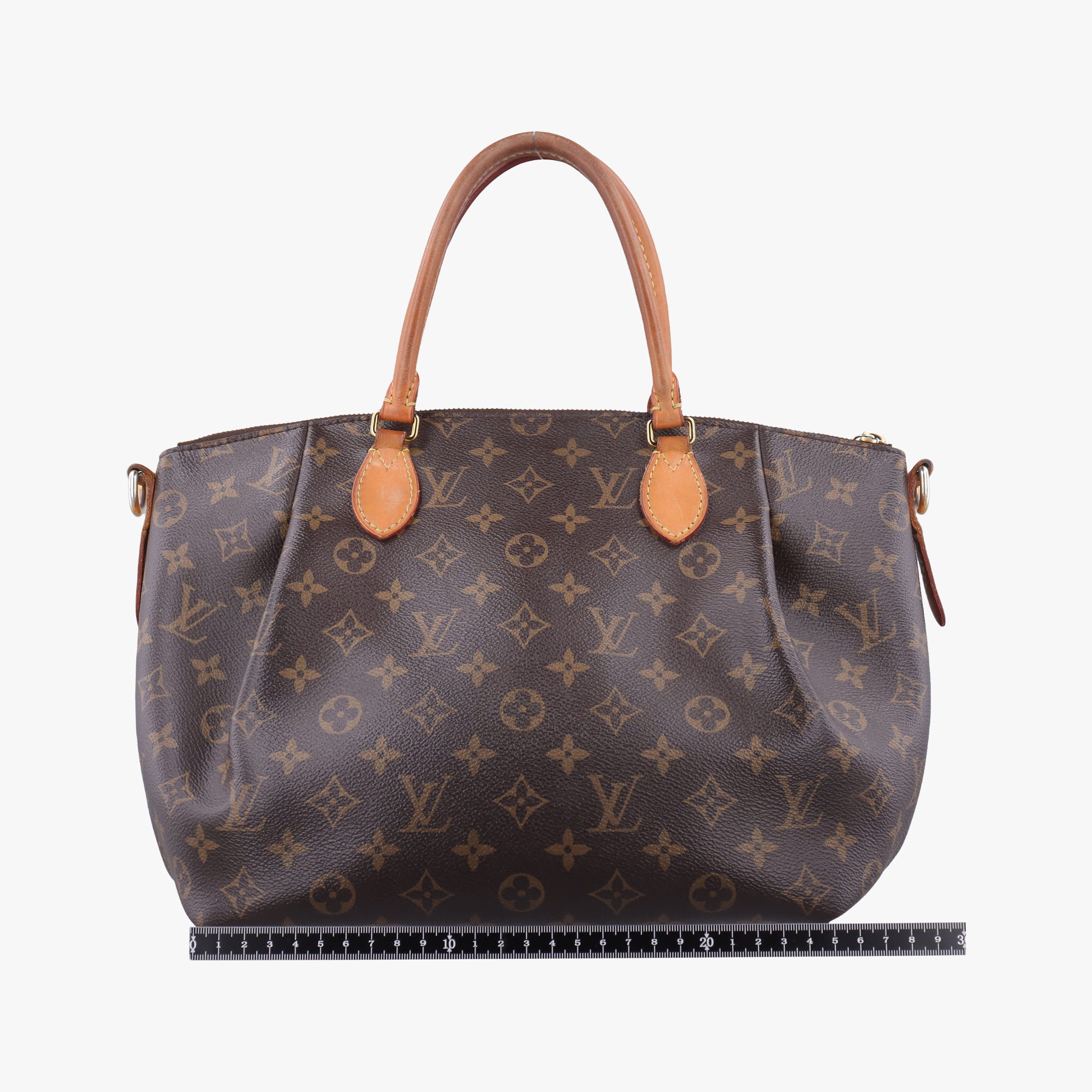 Pre-owned Louis Vuitton TURENNE MM Brown Monogram Canvas M48814 shoulderbag | stylenewstar