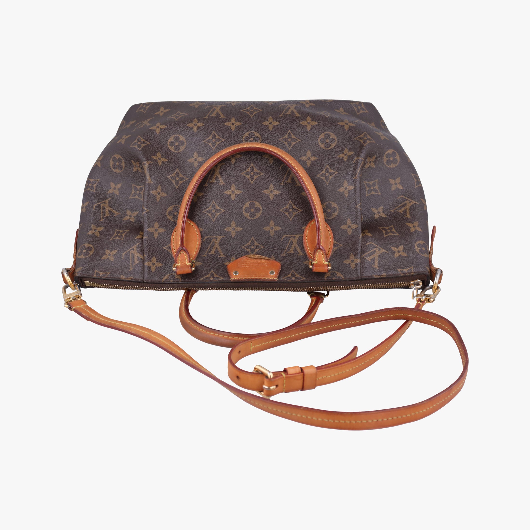 Pre-owned Louis Vuitton TURENNE MM Brown Monogram Canvas M48814 shoulderbag | stylenewstar