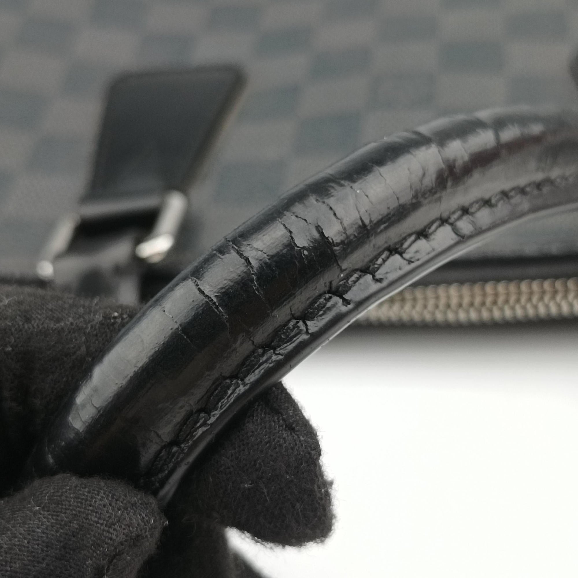 Secondhand Louis Vuitton Porte Documents Jour Noir Damier Graphite N48224 handbag | stylenewstar