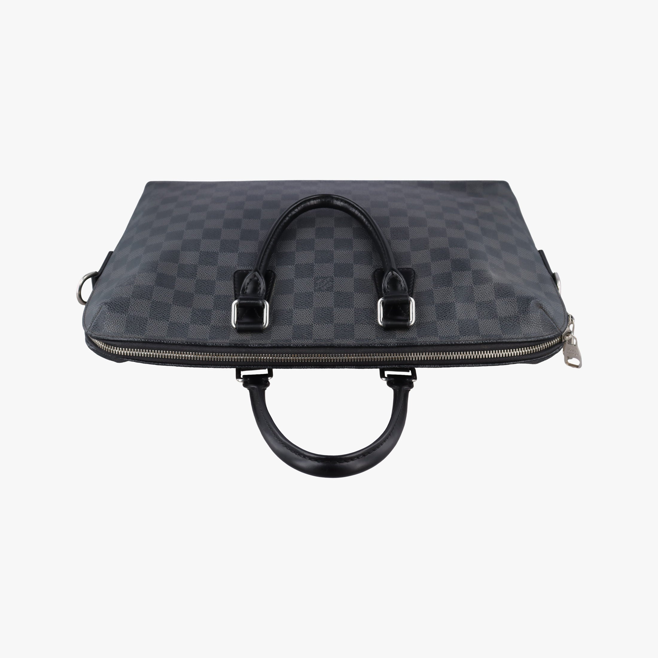 Secondhand Louis Vuitton Porte Documents Jour Noir Damier Graphite N48224 handbag | stylenewstar