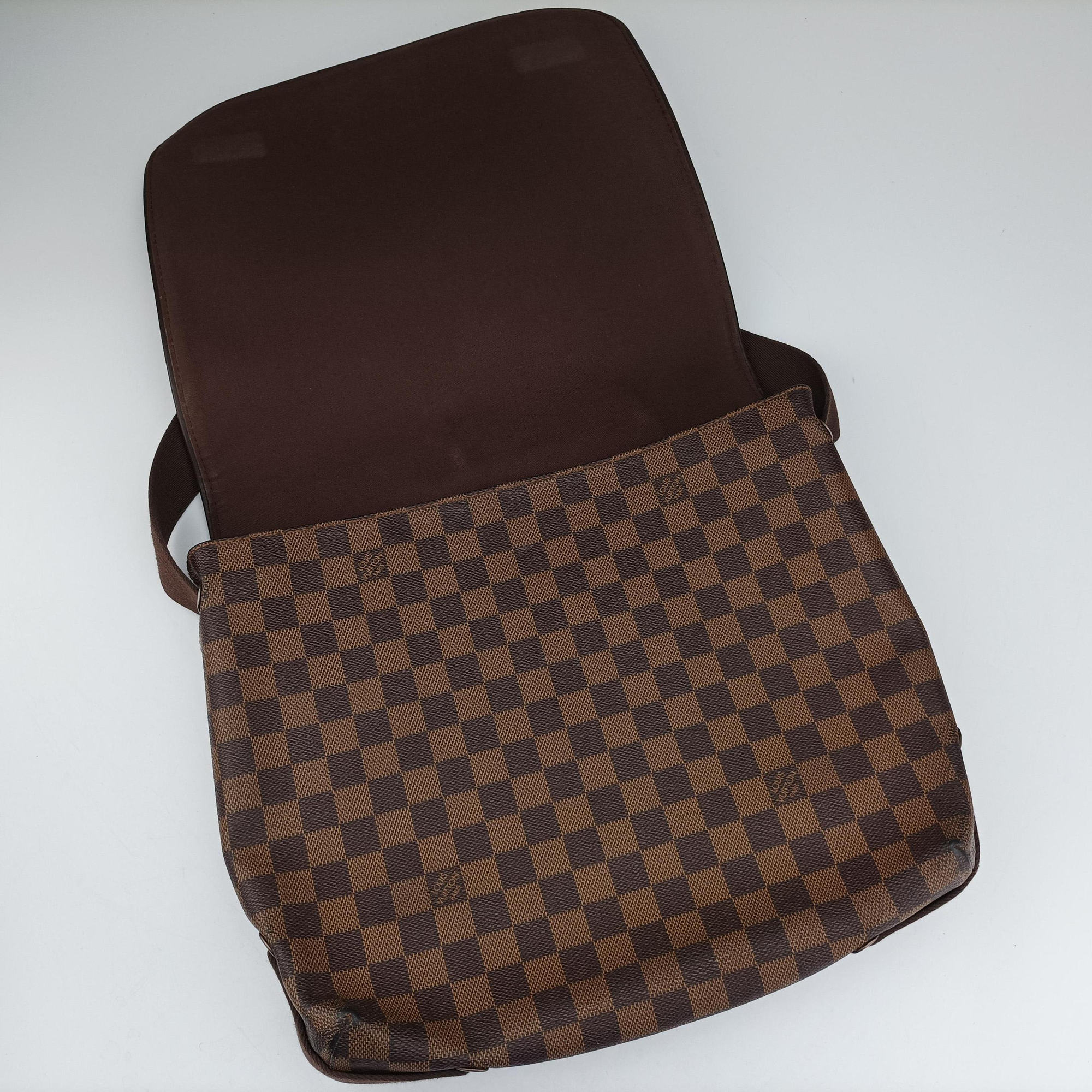 Pre-owned Louis Vuitton BROOKLYN MM EBENE Damier Canvas N51211 shoulderbag | stylenewstar
