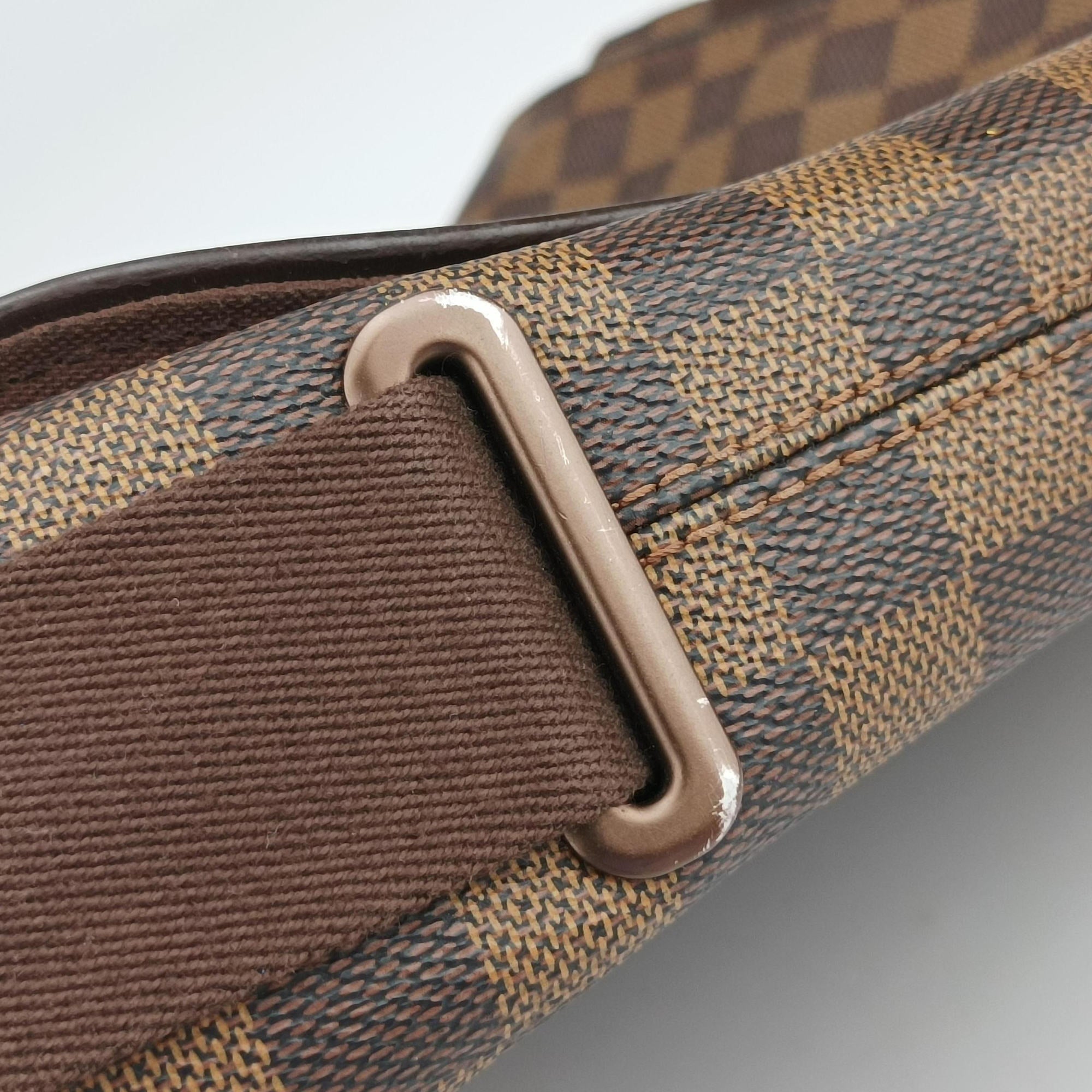 Pre-owned Louis Vuitton BROOKLYN MM EBENE Damier Canvas N51211 shoulderbag | stylenewstar
